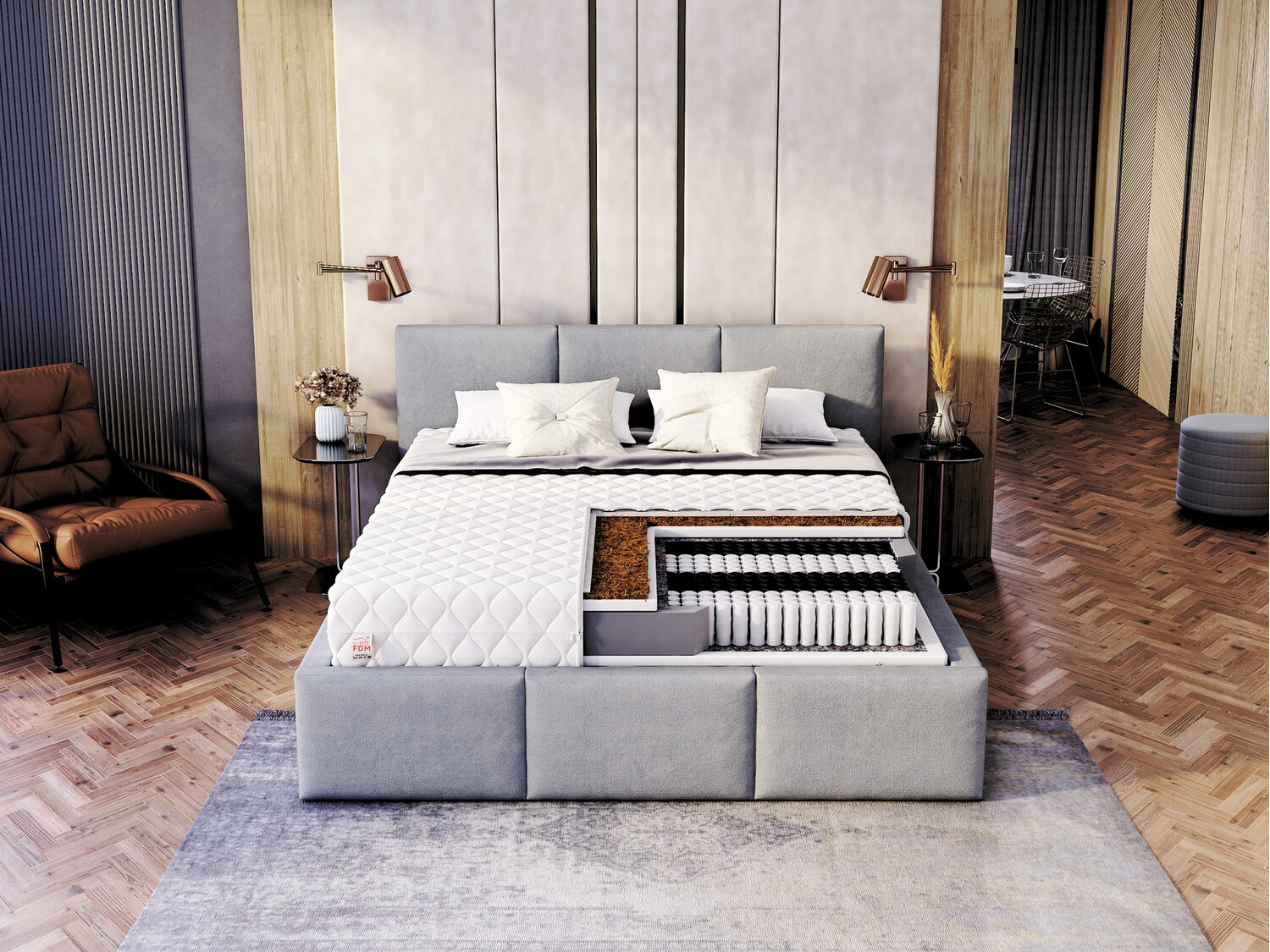 Matelas Fairfield 104 (90 x 200 cm)