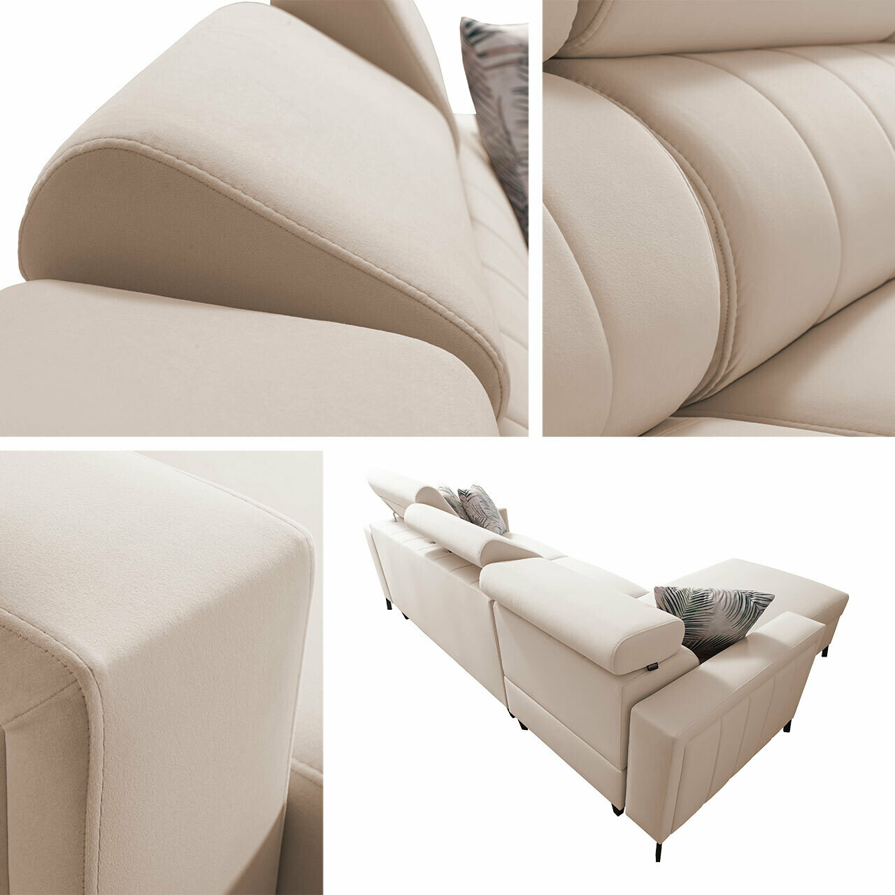 Canapé d'angle Sarasota 150 (Mono 235 + Botanical 36)