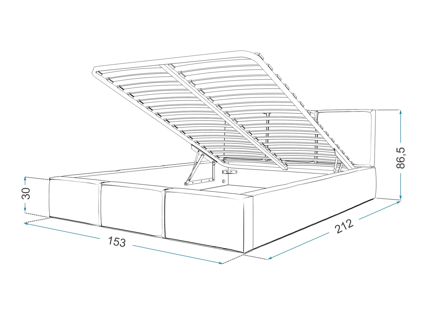Lit Fairfield 109 (Vert)