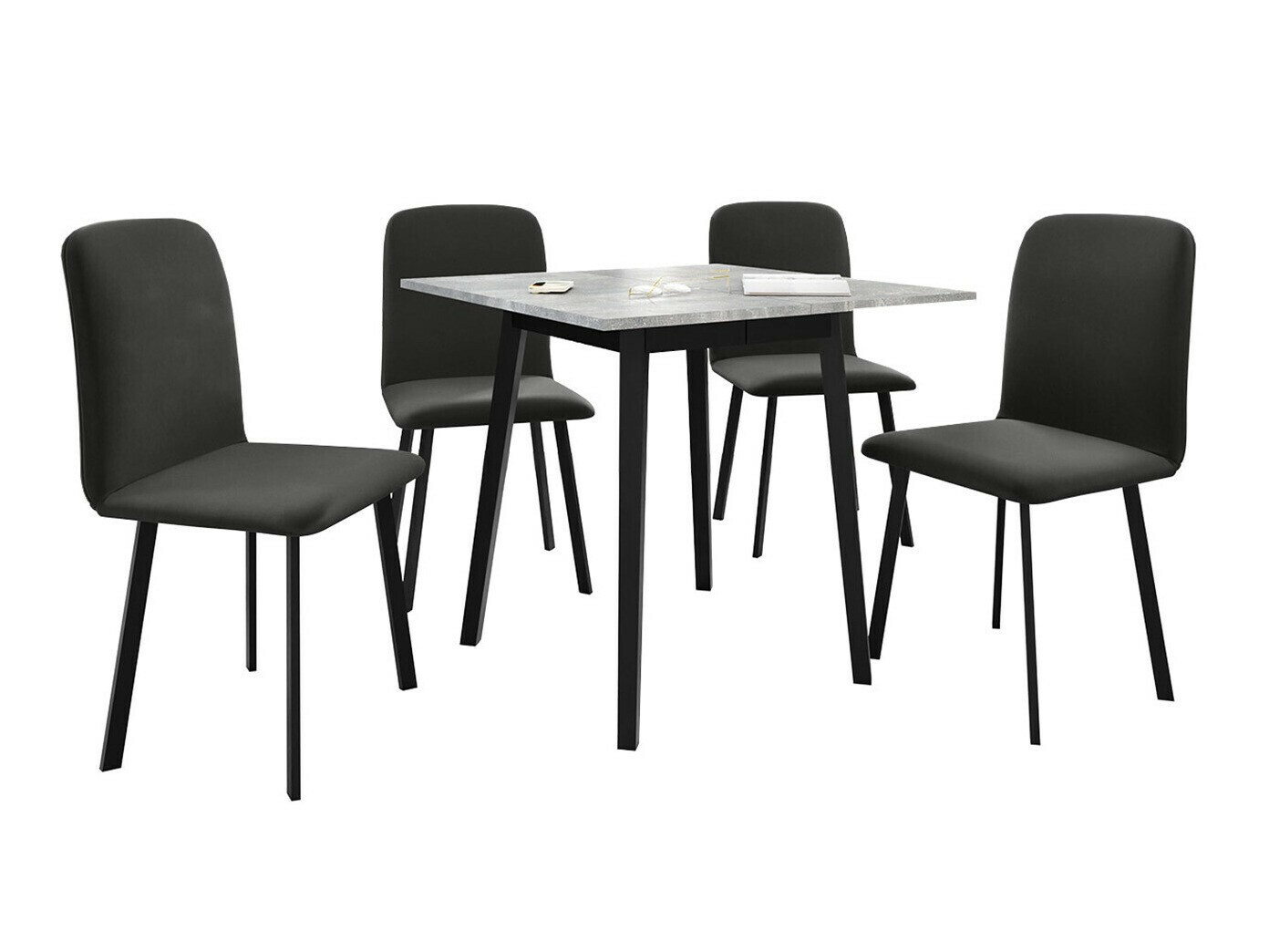 Salle à manger complète Edmond 116 (Amor Velvet 4321)