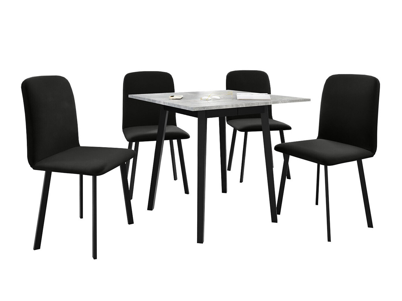 Salle à manger complète Edmond 116 (Amor Velvet 4322)
