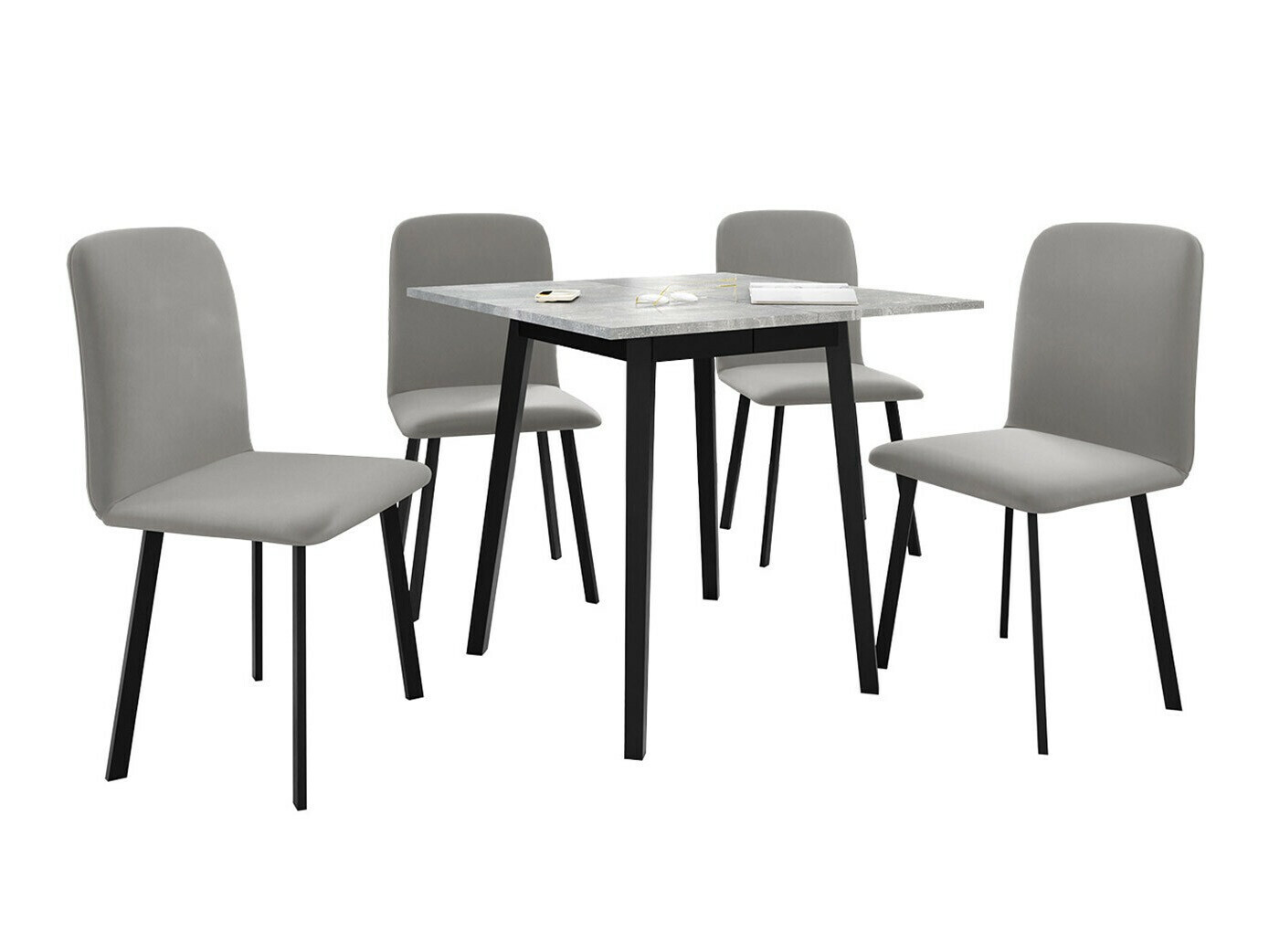 Salle à manger complète Edmond 116 (Amor Velvet 4318)