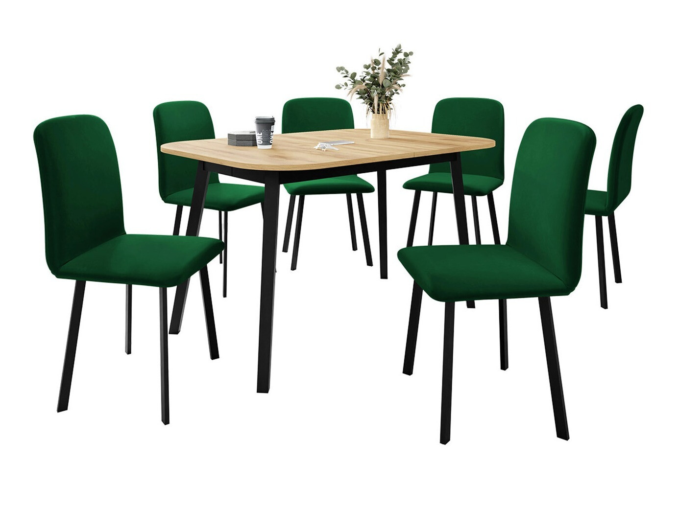 Salle à manger complète Edmond 117 (Amor Velvet 4311)
