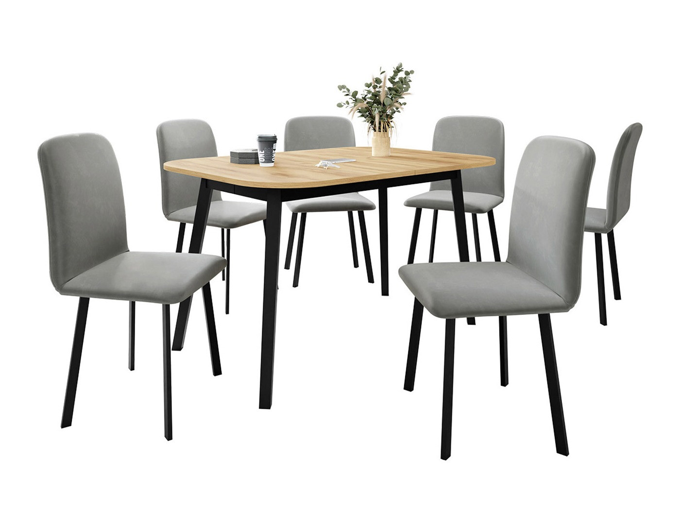 Salle à manger complète Edmond 117 (Amor Velvet 4318)