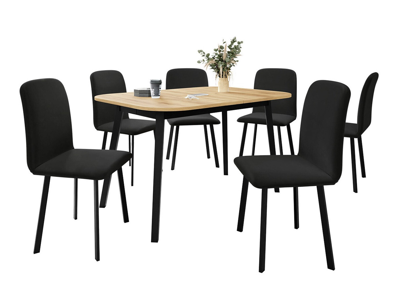 Salle à manger complète Edmond 117 (Amor Velvet 4322)