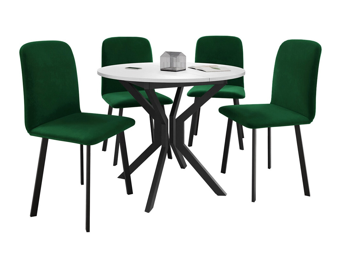 Salle à manger complète Edmond 118 (Amor Velvet 4311)