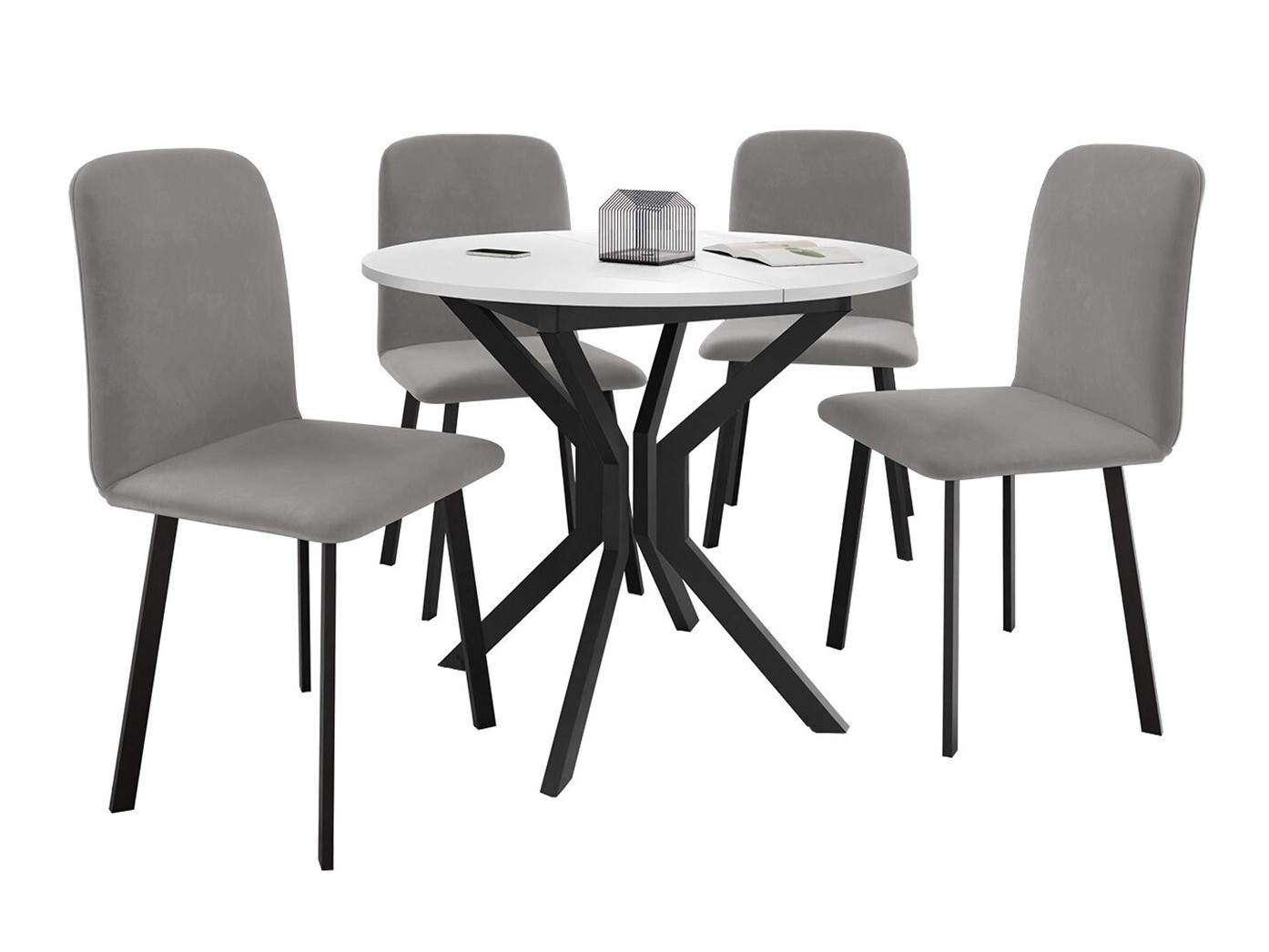 Salle à manger complète Edmond 118 (Amor Velvet 4318)