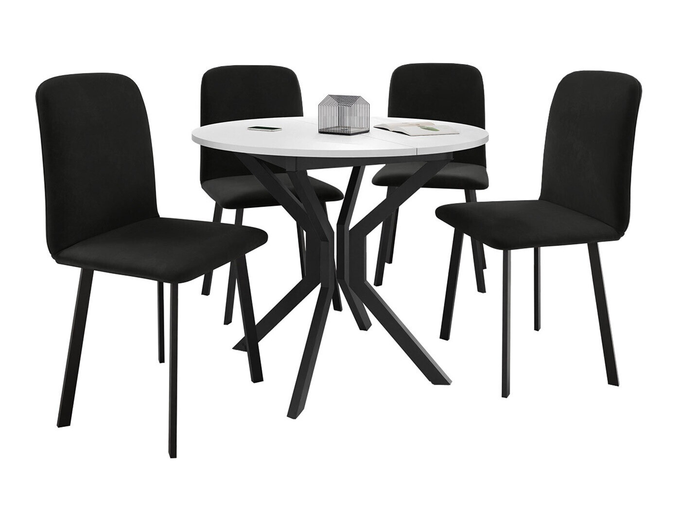 Salle à manger complète Edmond 118 (Amor Velvet 4322)
