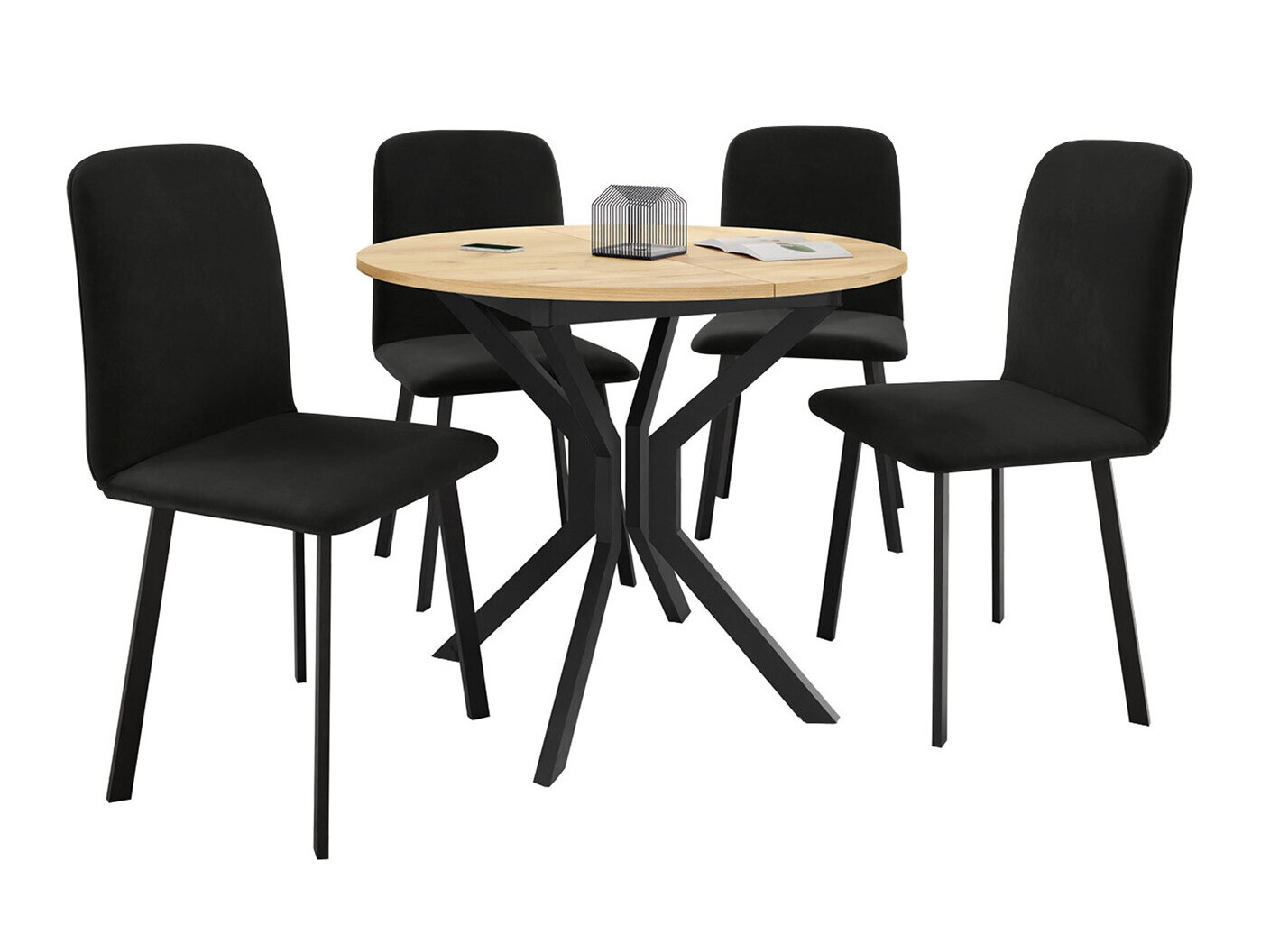 Salle à manger complète Edmond 118 (Amor Velvet 4322)