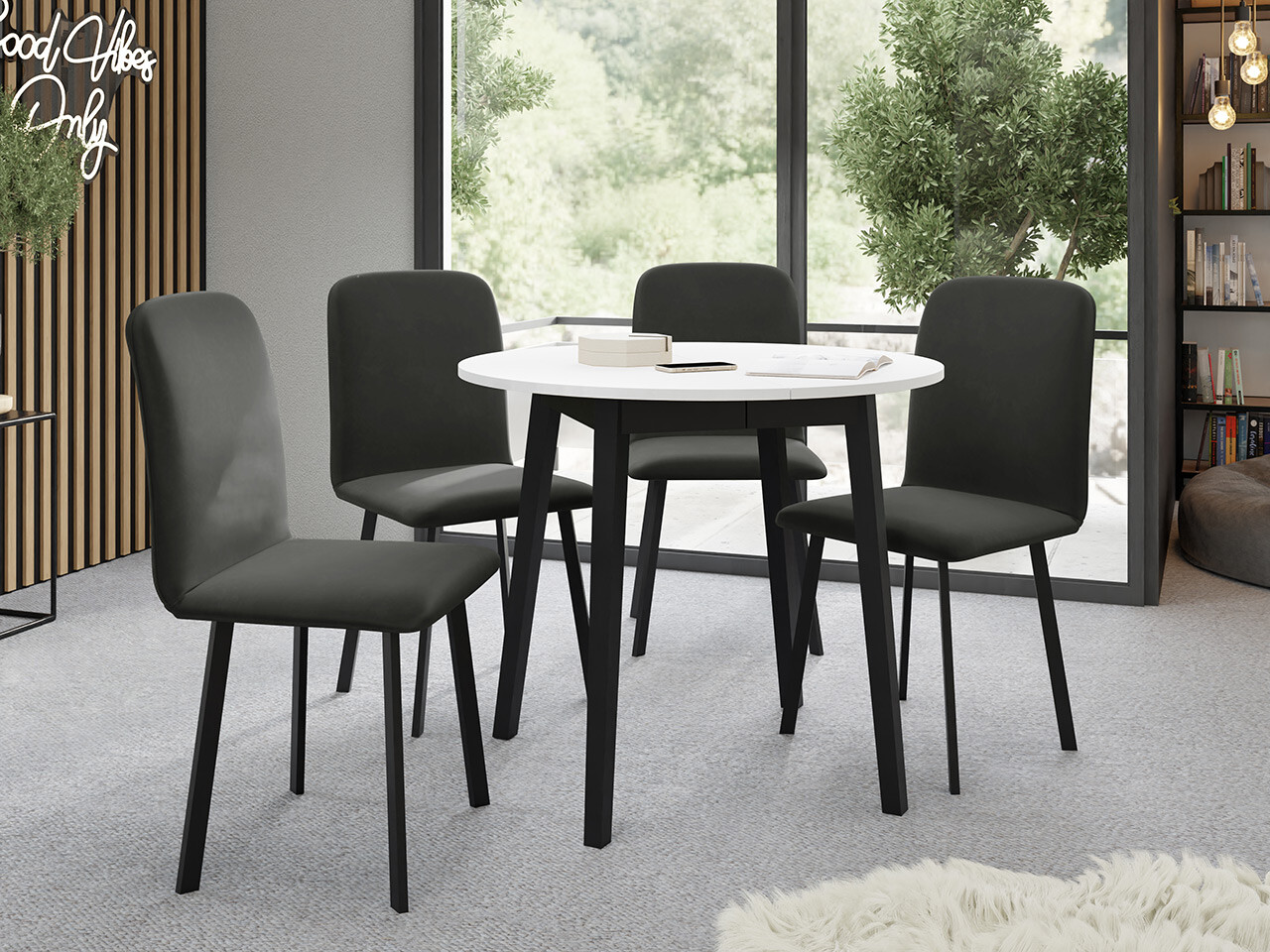 Salle à manger complète Edmond 119 (Amor Velvet 4321)