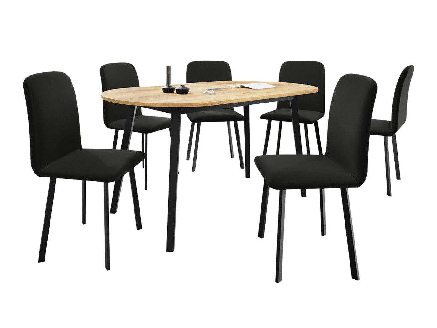 Salle à manger complète Edmond 121 (Amor Velvet 4322)