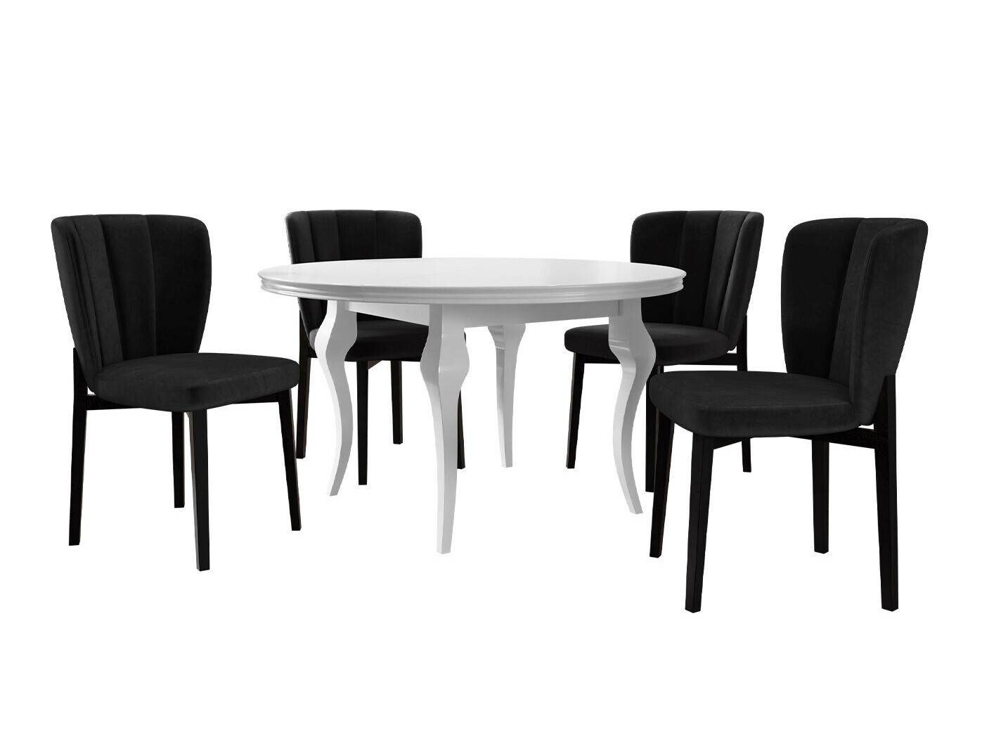 Salle à manger complète Racine 140 (Magic Velvet 2219)