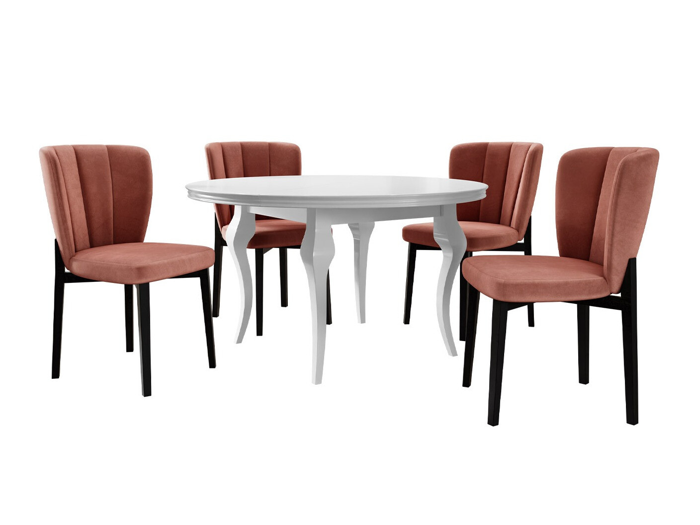 Salle à manger complète Racine 141 (Magic Velvet 2258)