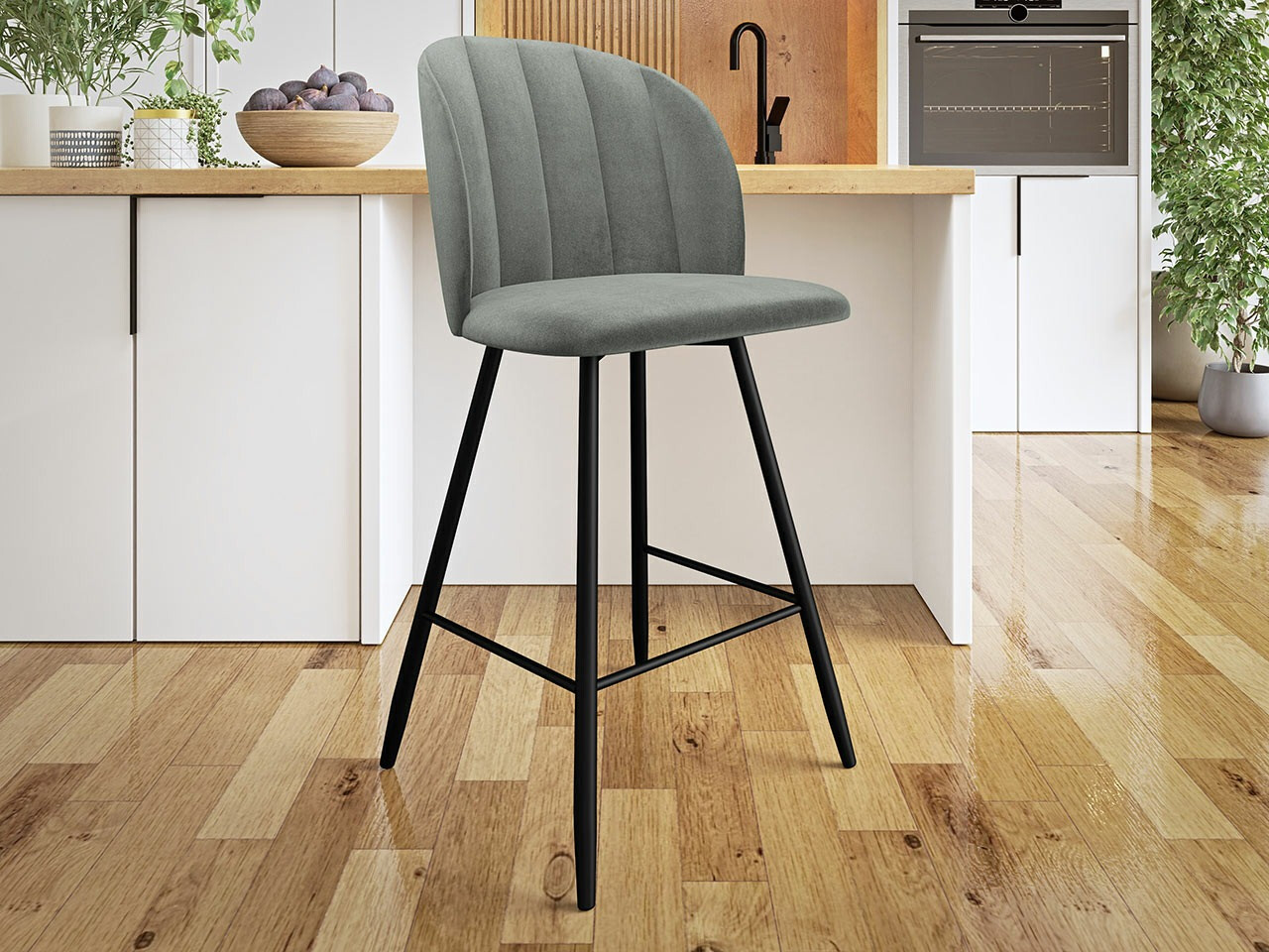 Chaise de bar Comfivo Anser II (Magic Velvet 2217)
