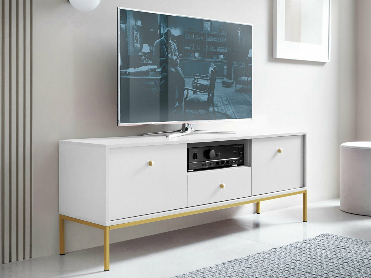 Meuble TV Formis (Blanc)