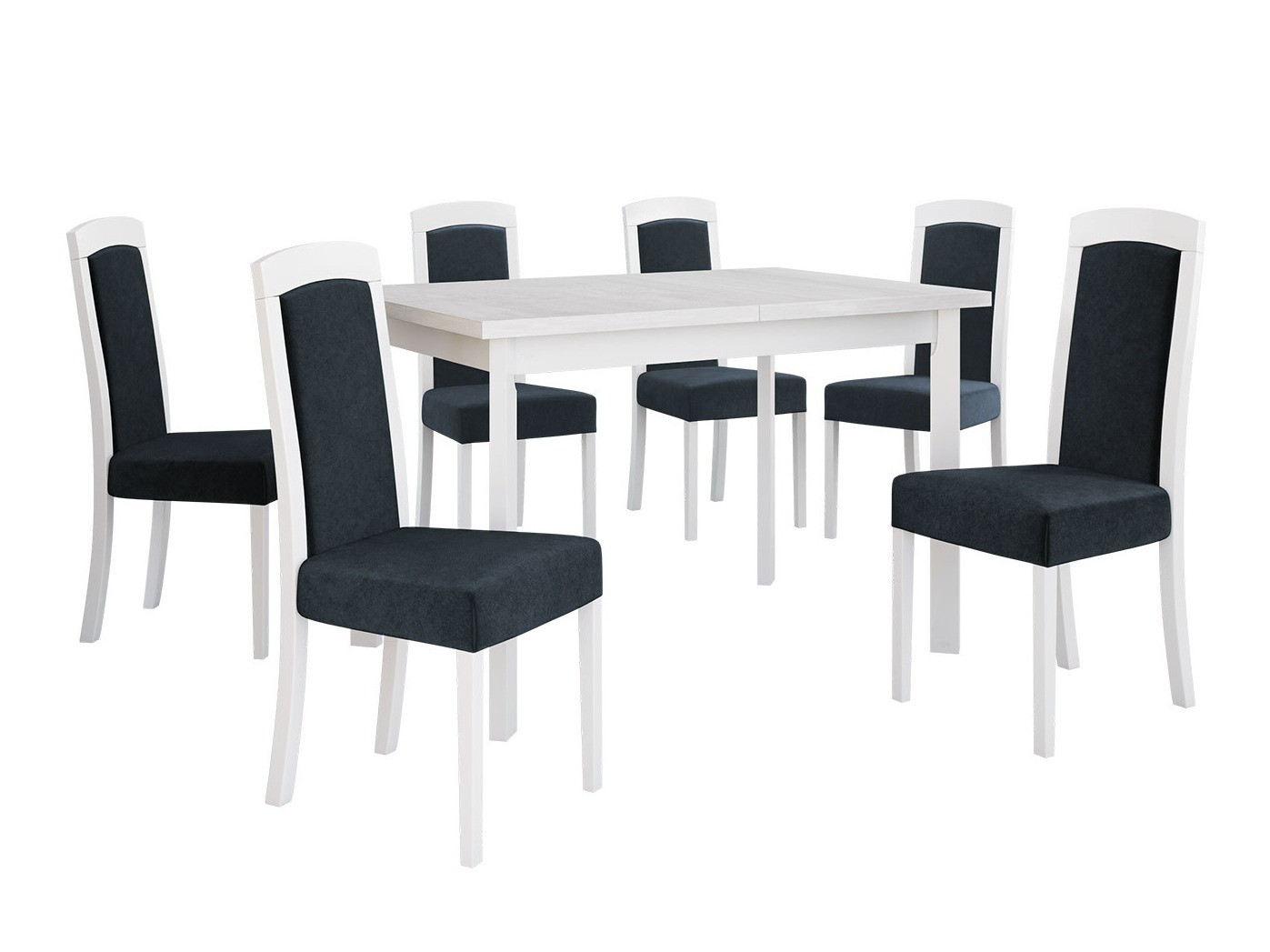 Salle à manger complète Victorville 351 (Blanc)