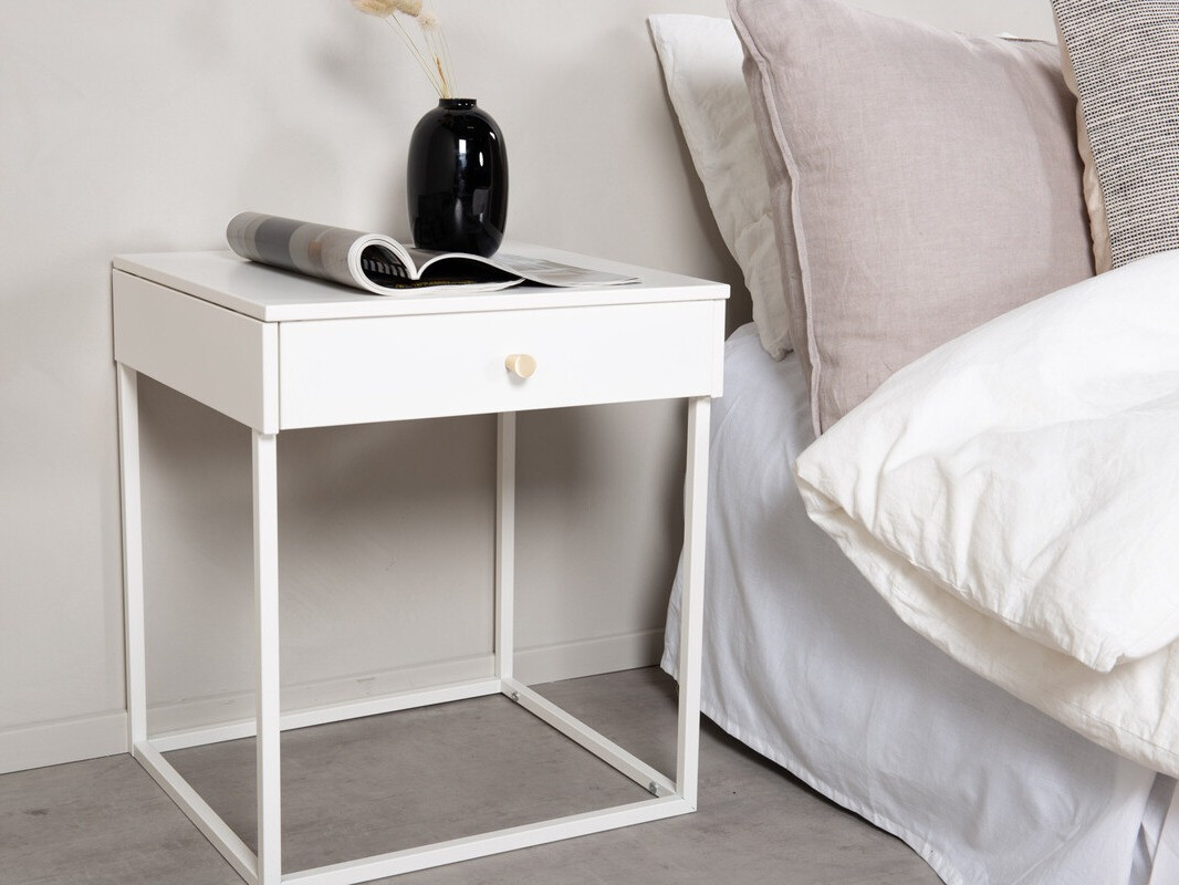 Table de chevet Evasevu 104 (Blanc)