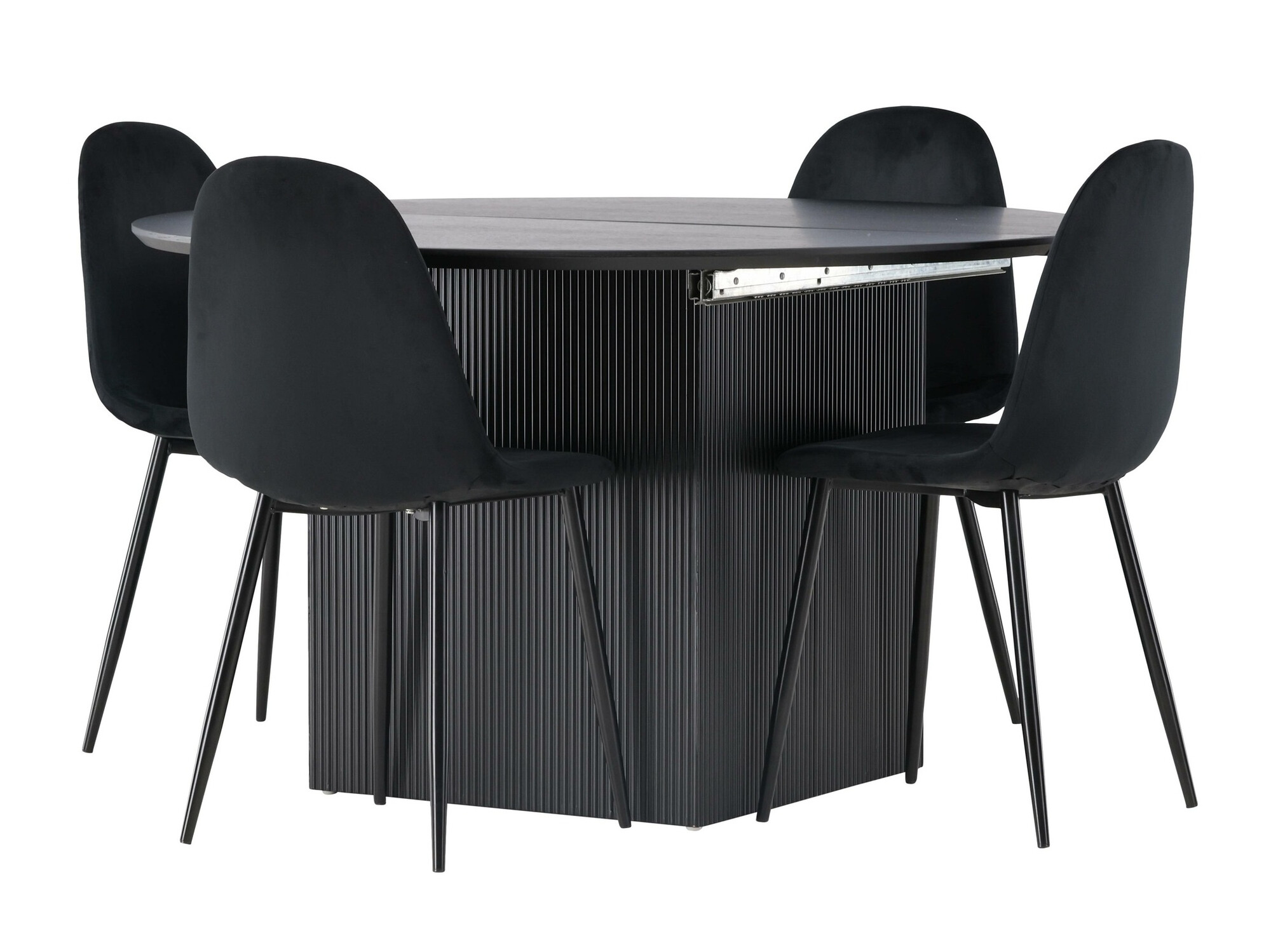 Salle à manger complète Dallas 4287 (Noir)