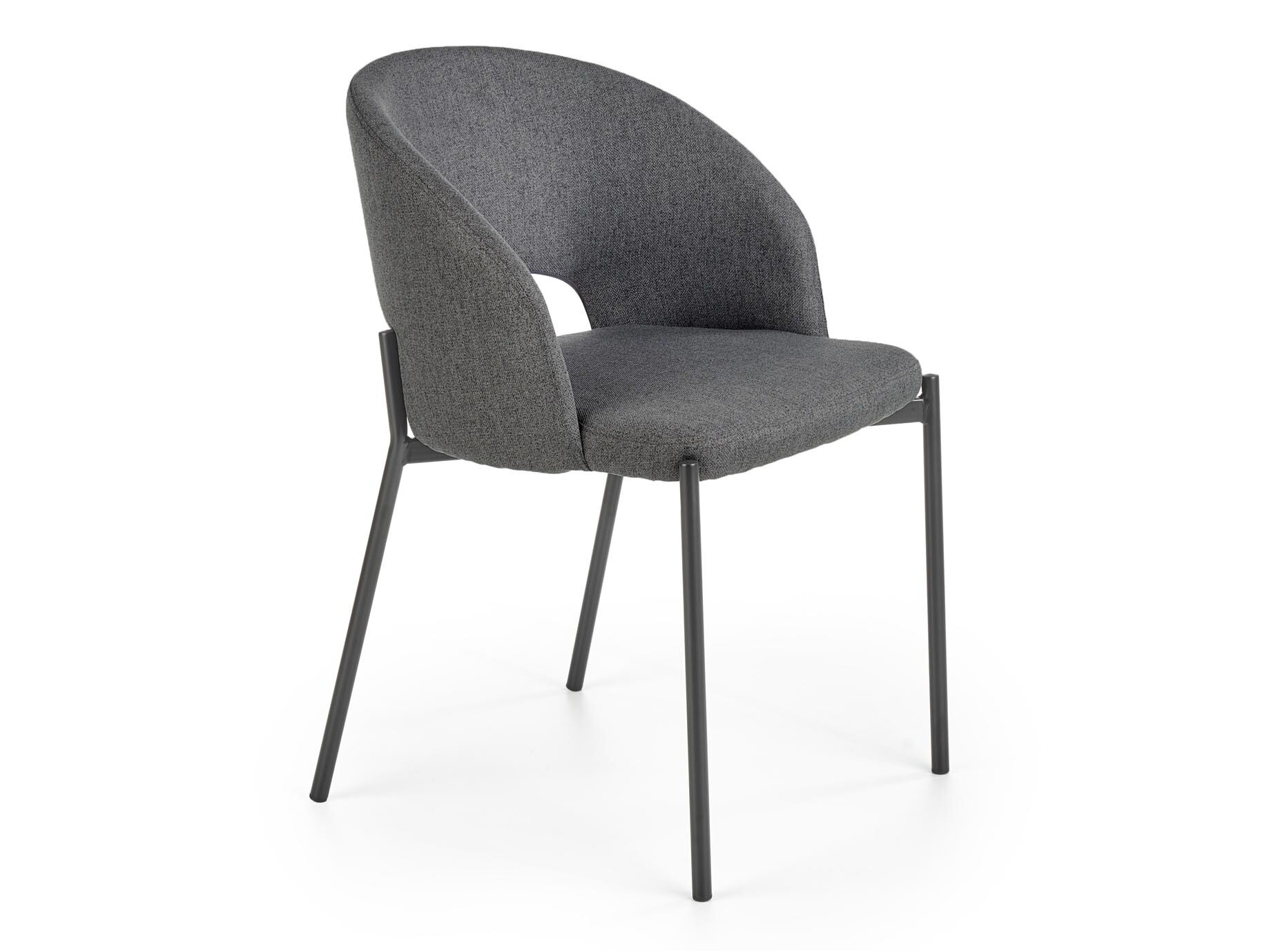 Chaise Houston Virtus (Gris + Noir)