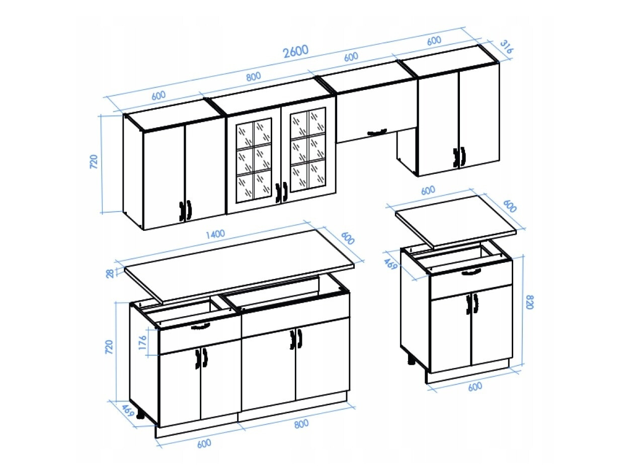 Cuisine complète Houston Lumen III