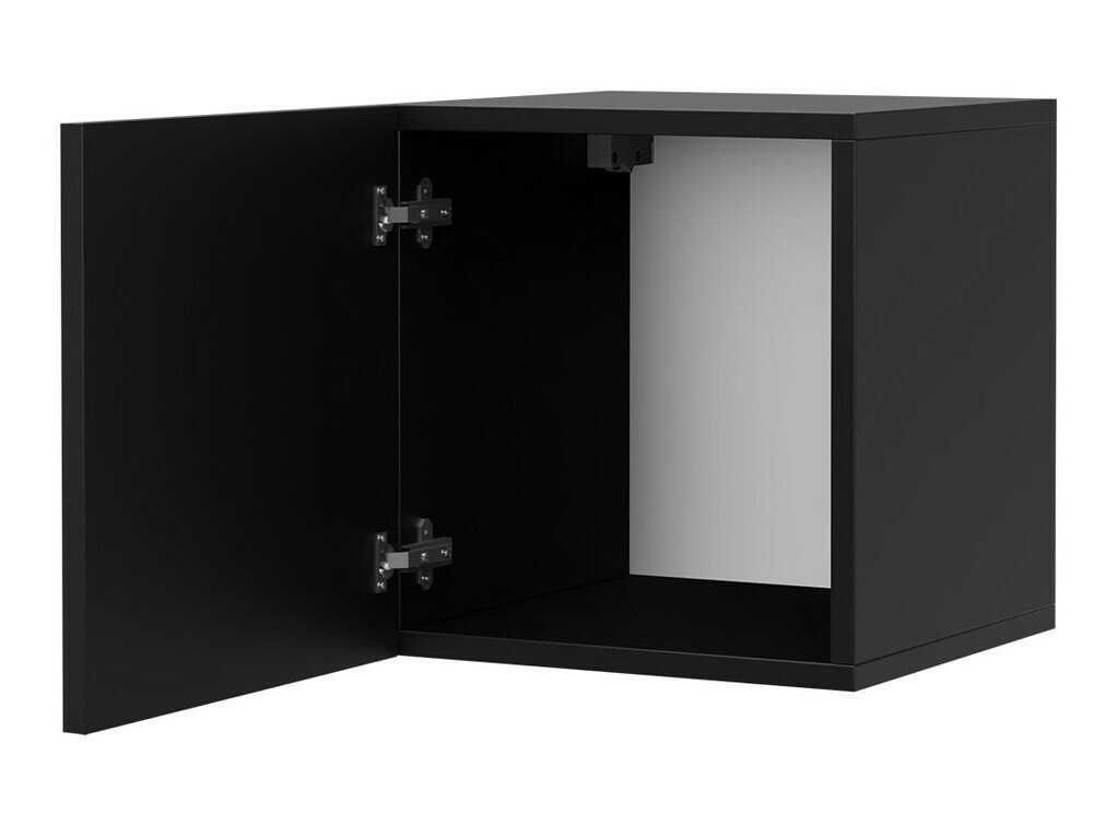 Armoire murale Remus II (Noir + Noir brillant)