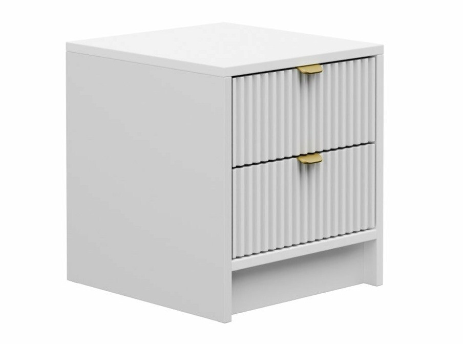 Table de chevet Comfivo Papilio (Blanc)