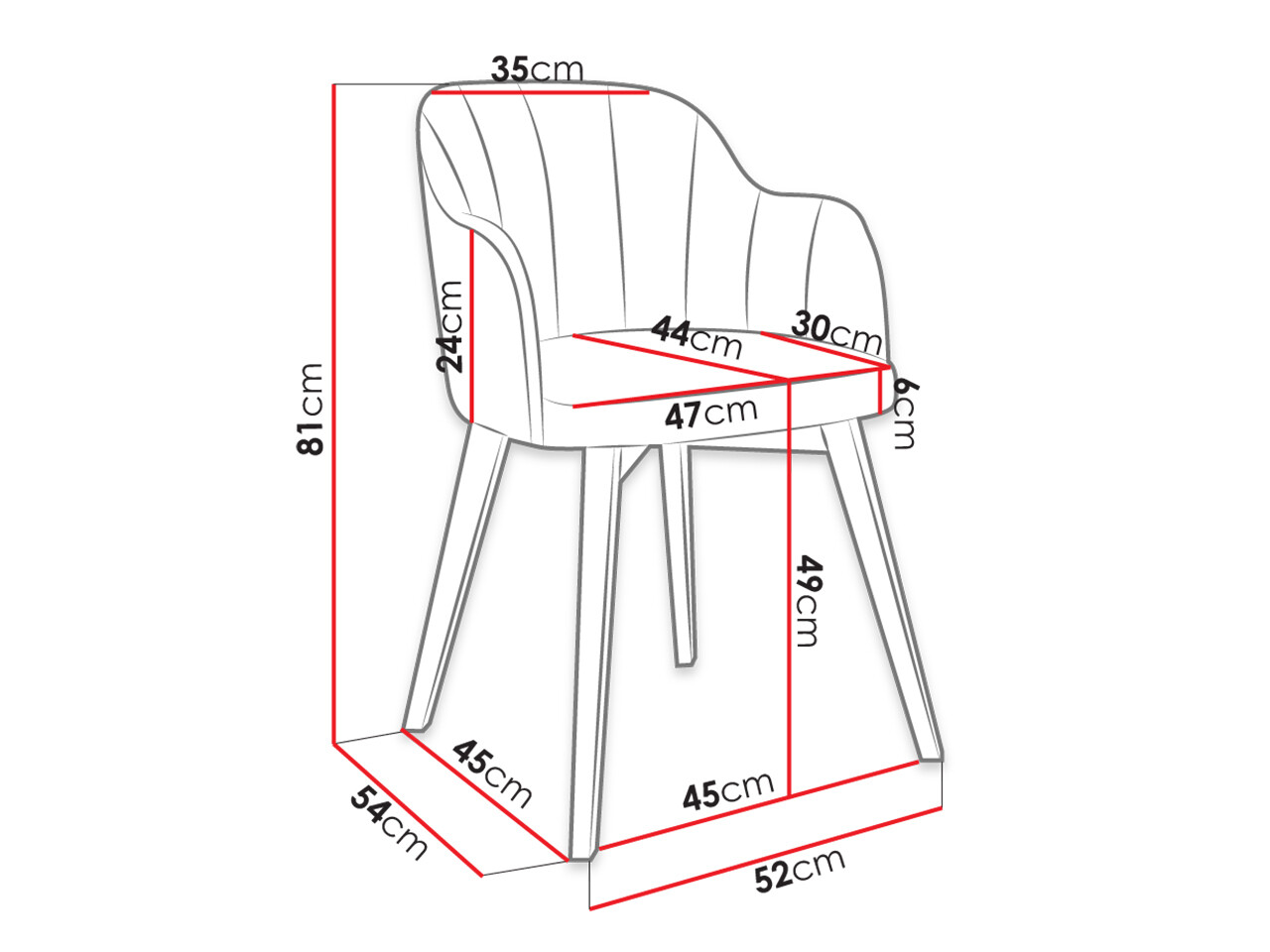 Chaise Racine 105 (Baloo 2072)