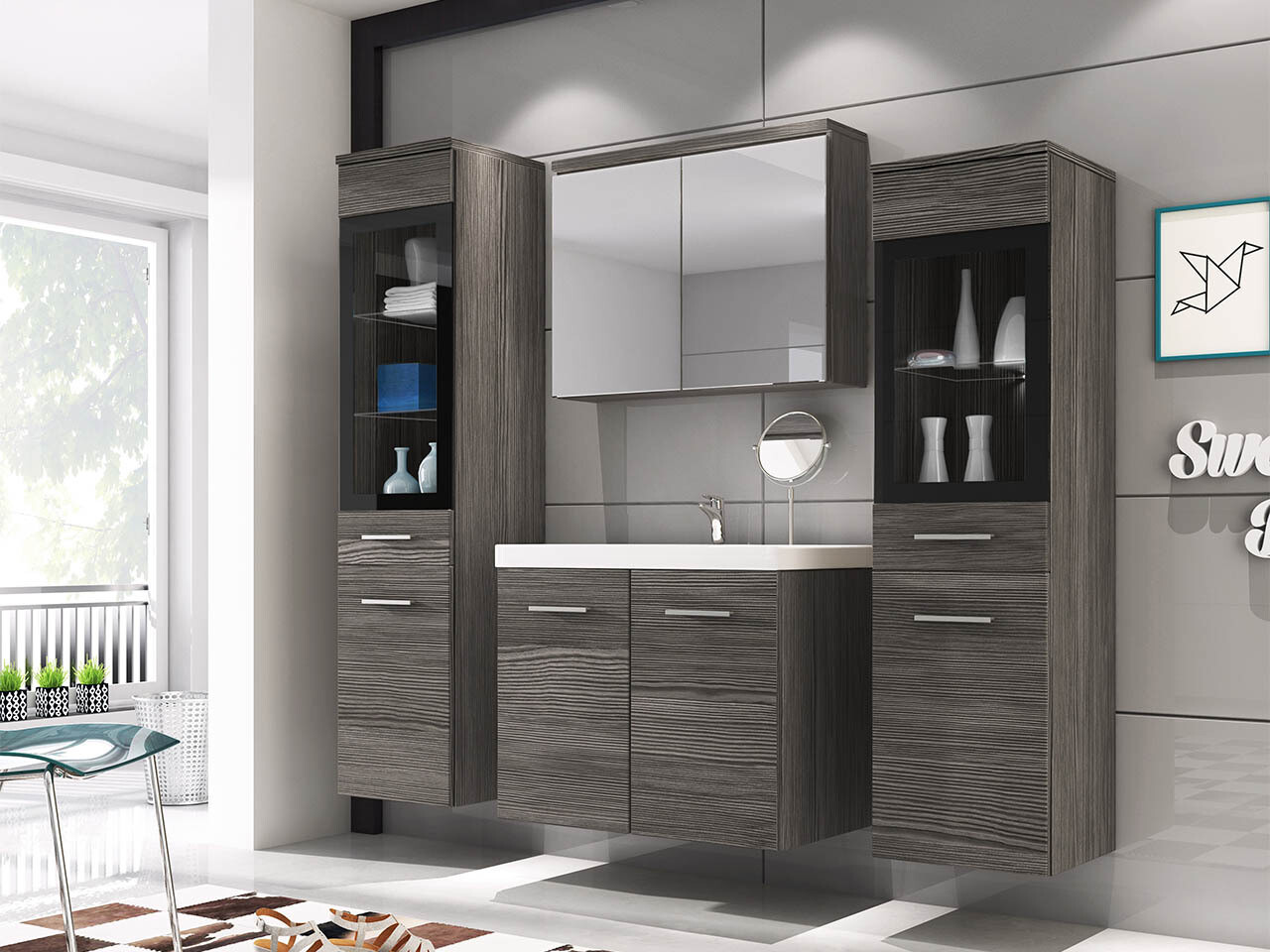 Ensemble de salle de bain Scientia III (Bodega)