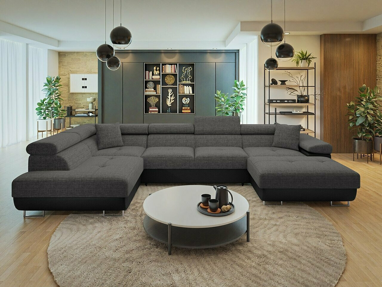 Canapé d'angle Comfivo Vinetum III (Soft 011 + Lux 06)