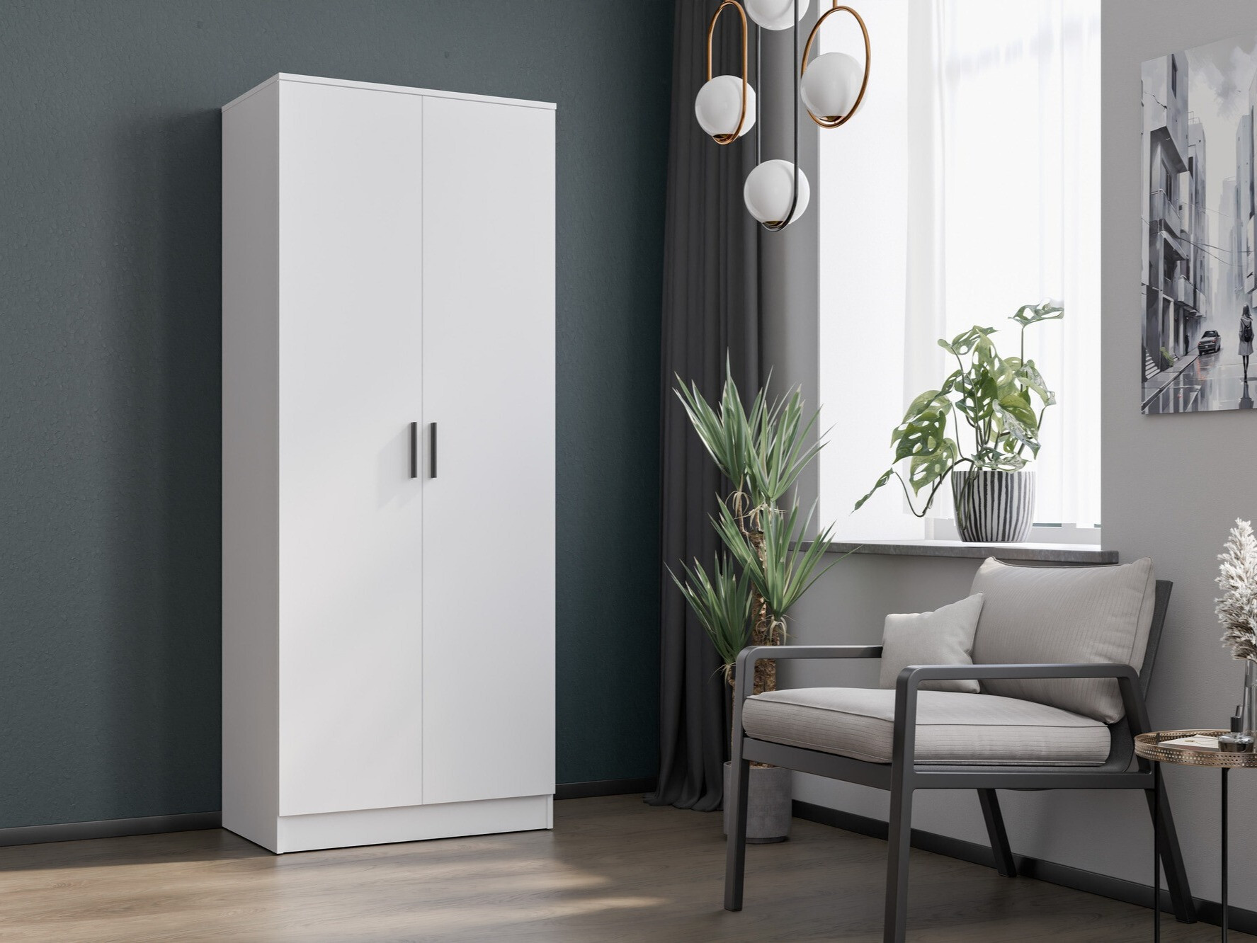 Armoire Orlando 221 (Blanc)