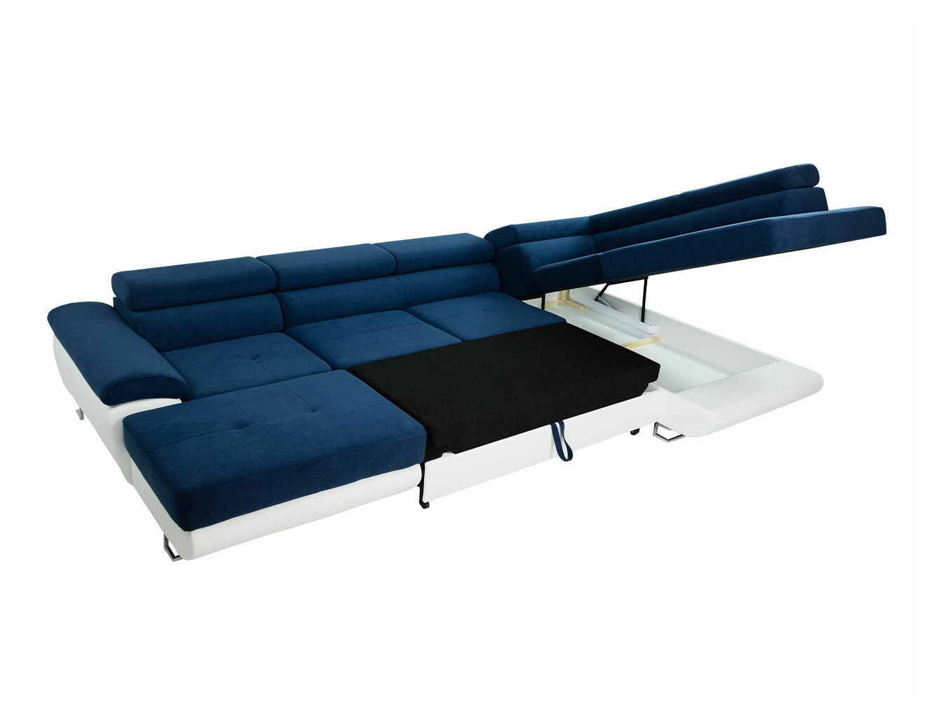 Canapé d'angle Comfivo Ruta IV (Soft 017 + Lux 06 + Soft 017)