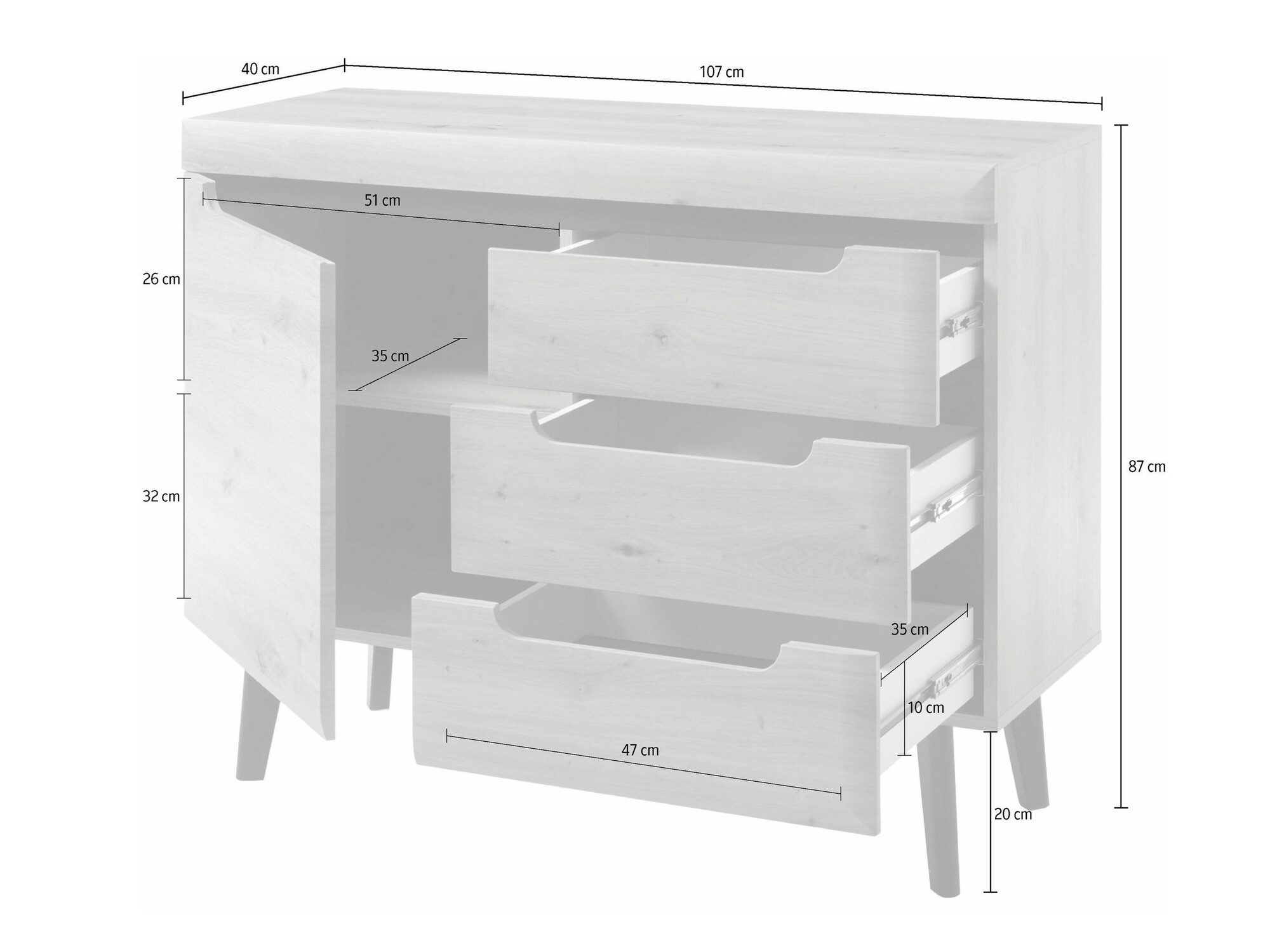 Commode Morsora 104