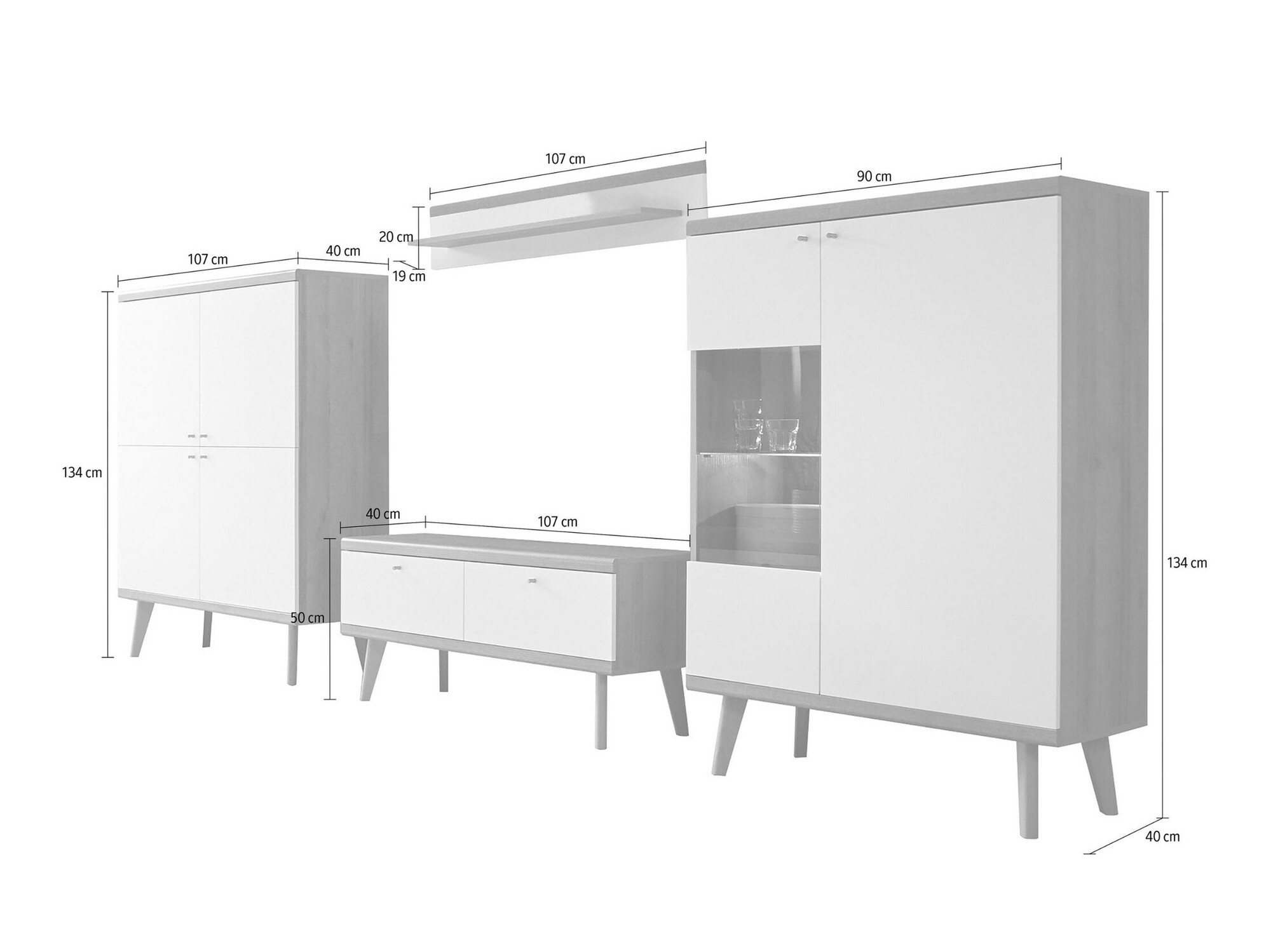 Ensemble de salon Elbfiou 116