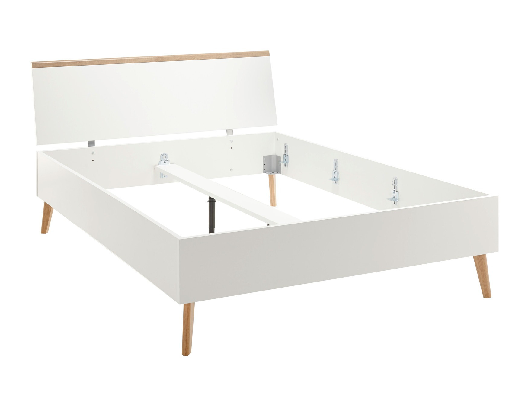 Lit Elbfiou 119 (Riviera chêne + Blanc)