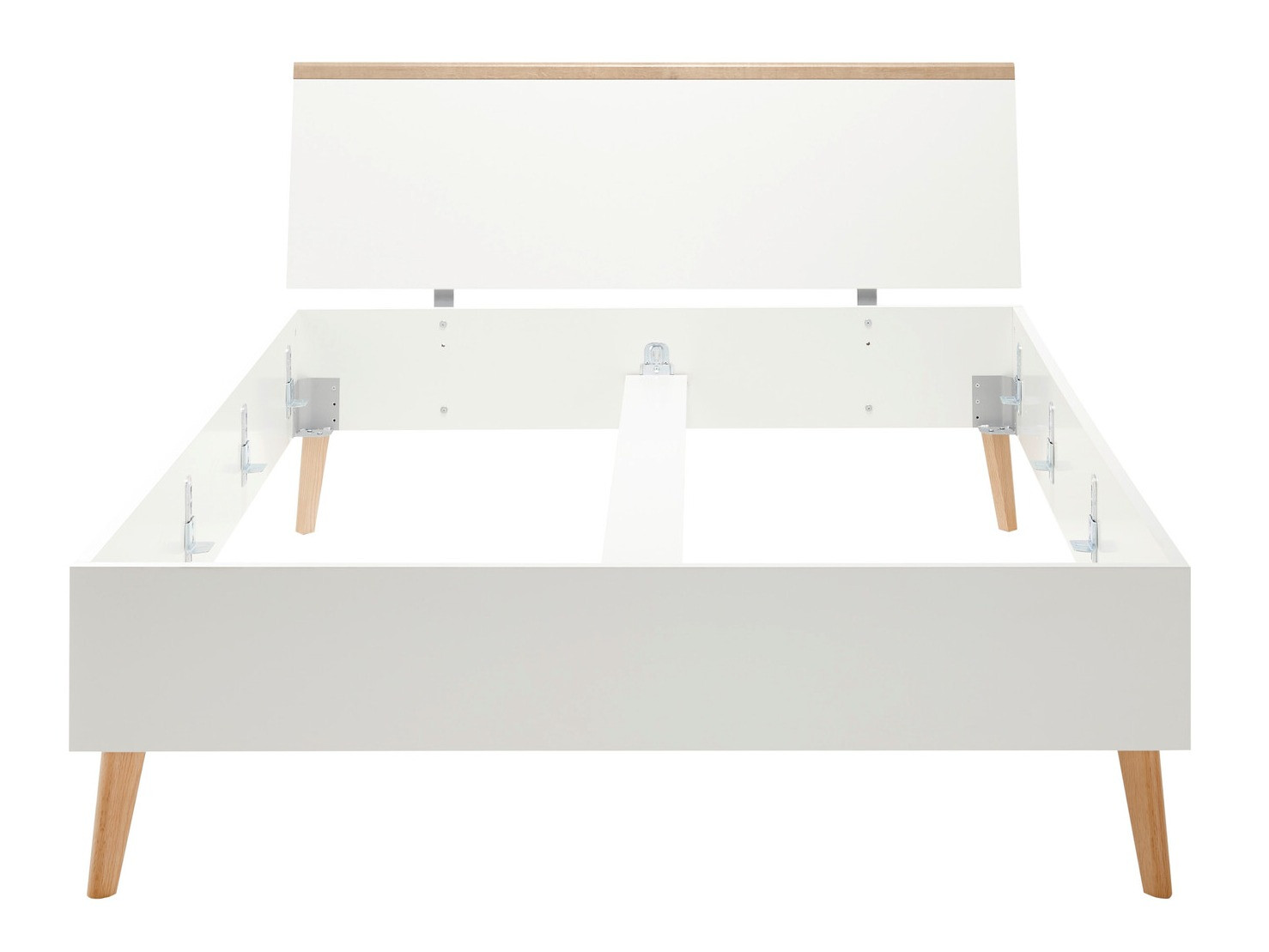 Lit Elbfiou 119 (Riviera chêne + Blanc)