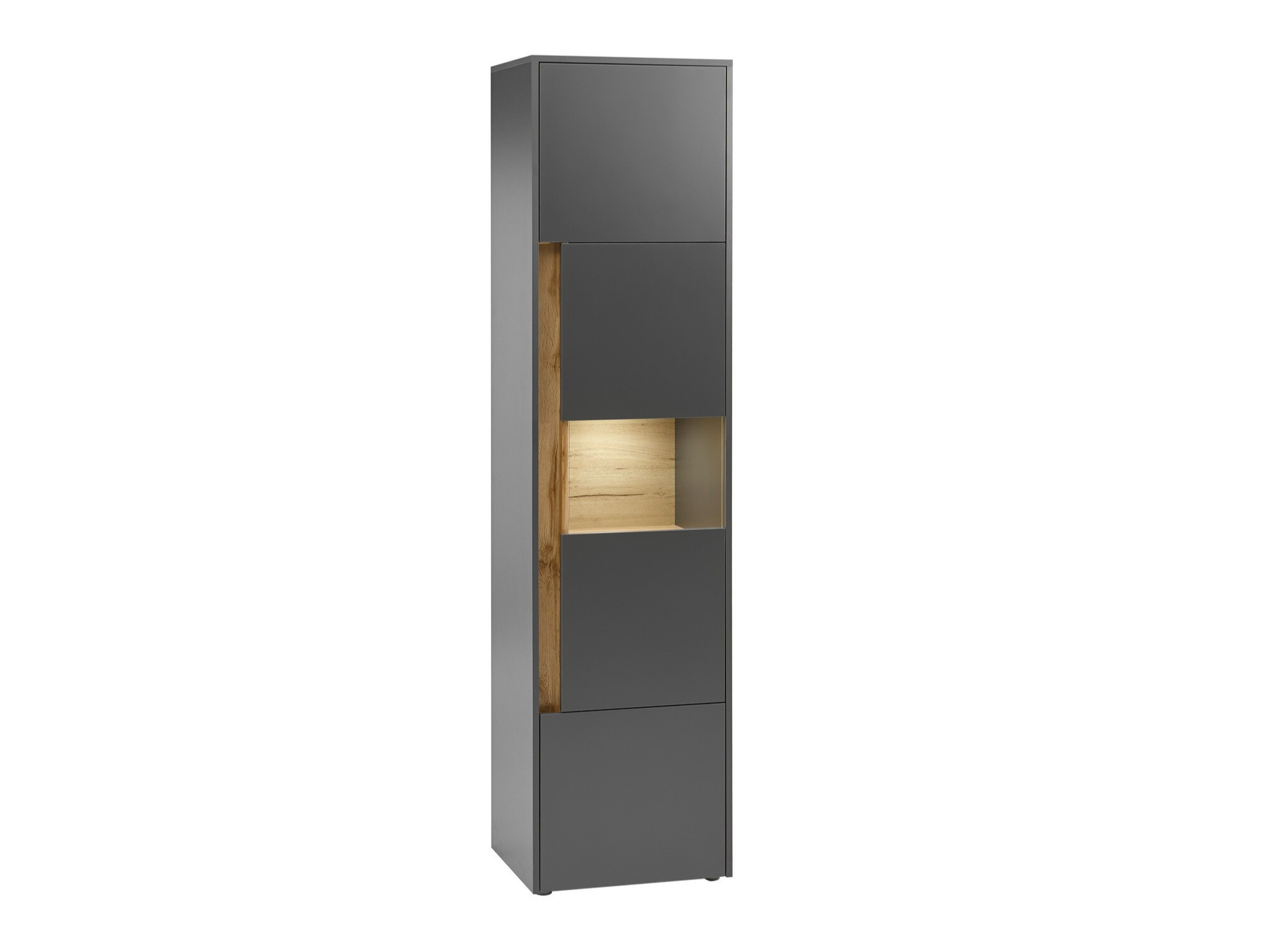 Étagère Elbsori 100 (Anthracite + Chêne wotan)