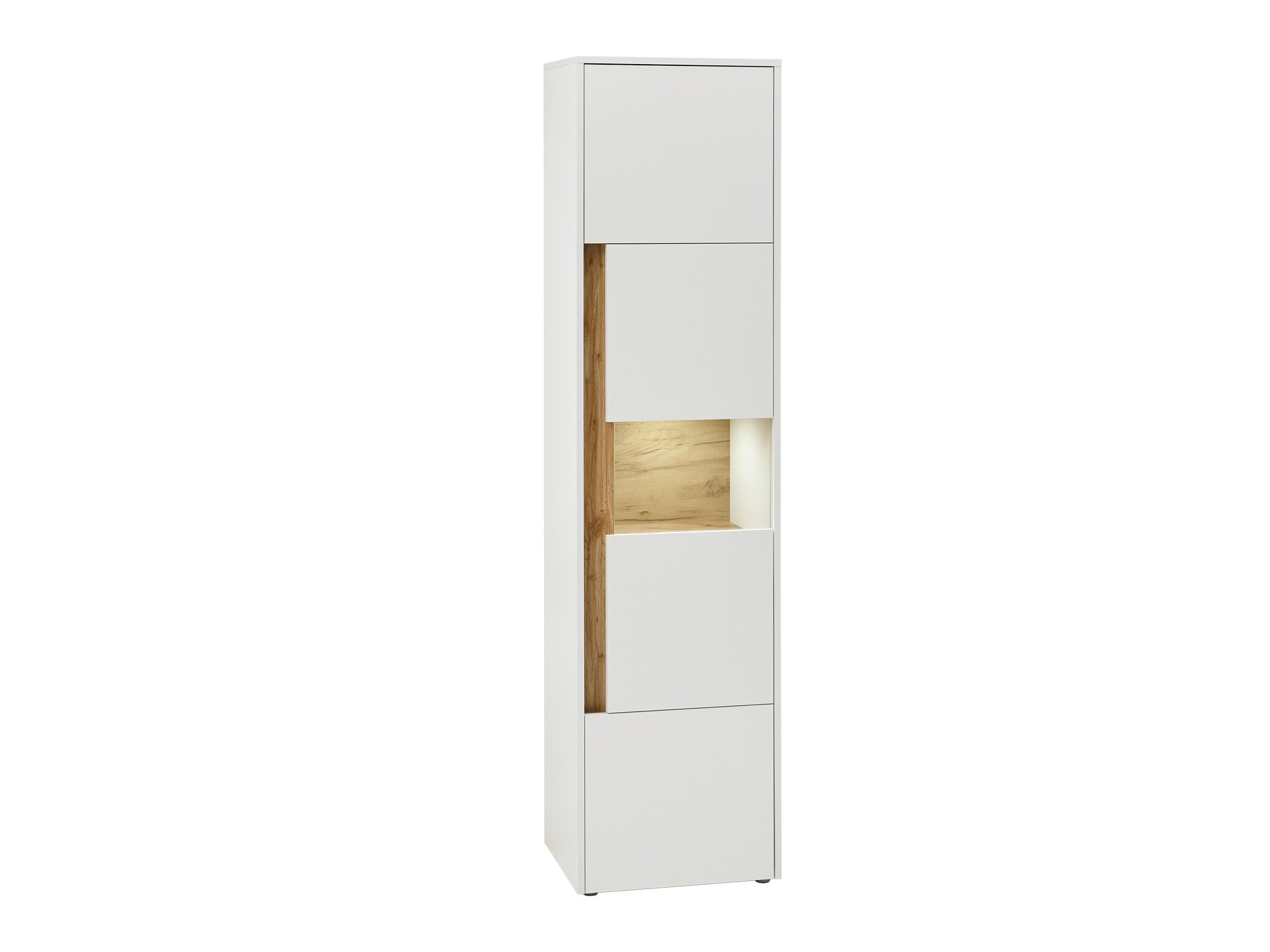 Étagère Elbsori 100 (Blanc + Chêne wotan)