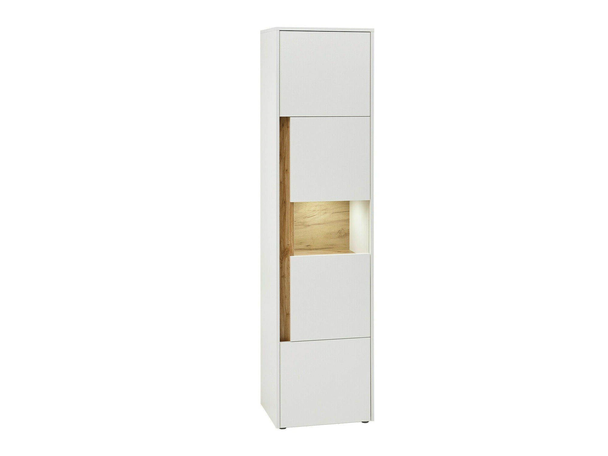 Étagère Elbsori 100 (Blanc + Chêne wotan)