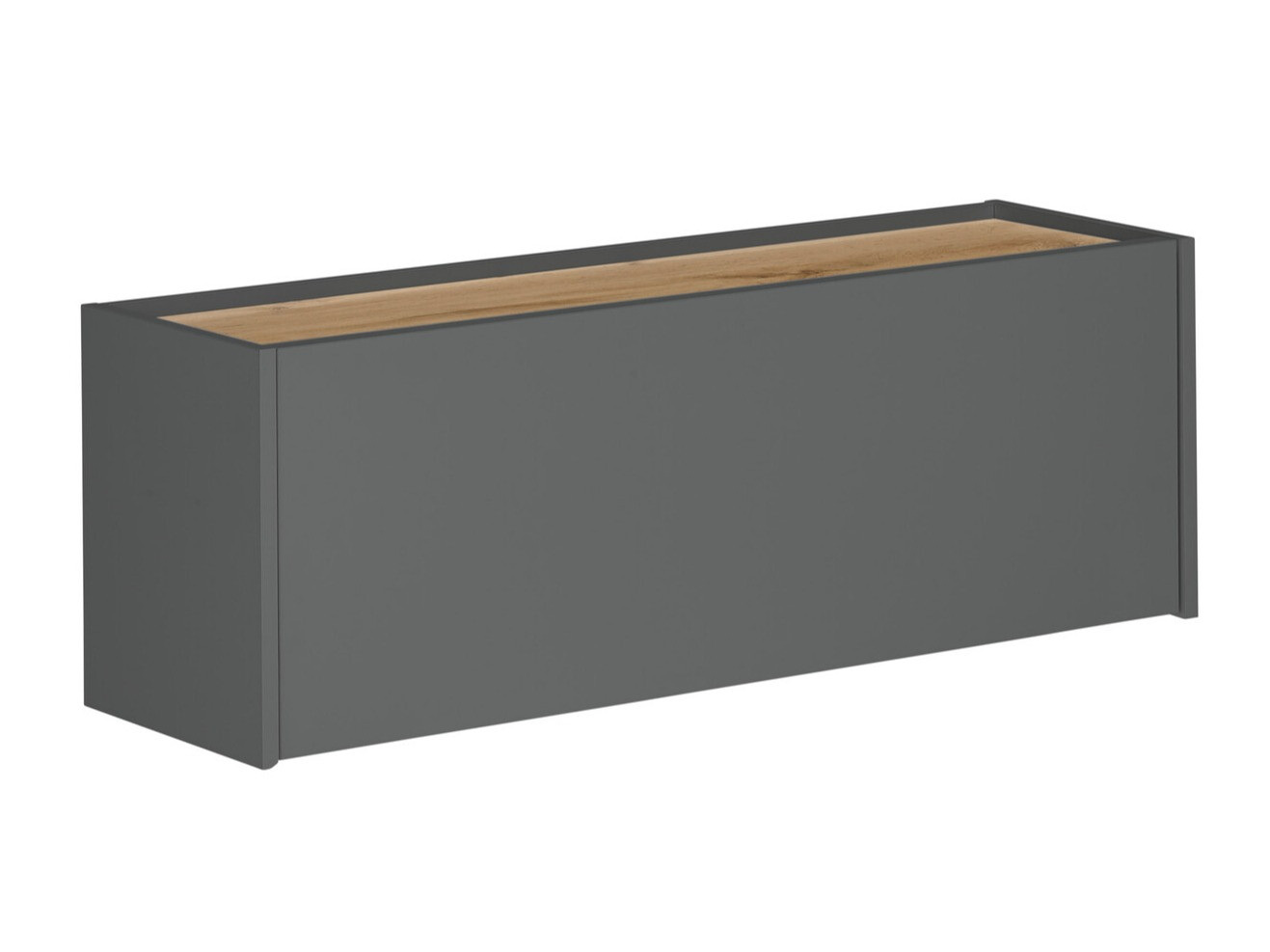 Armoire murale Elbsori 109 (Anthracite + Chêne wotan)