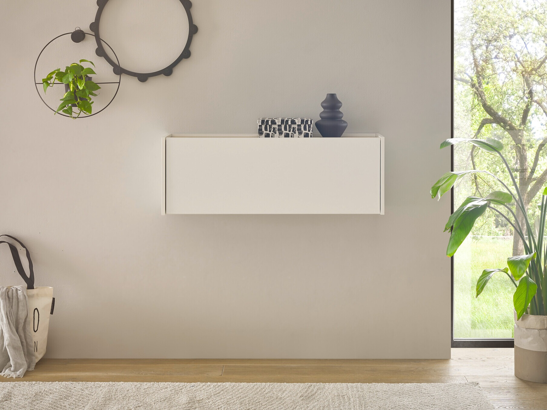 Bureau Elbsori 107 (Blanc + Chêne wotan)