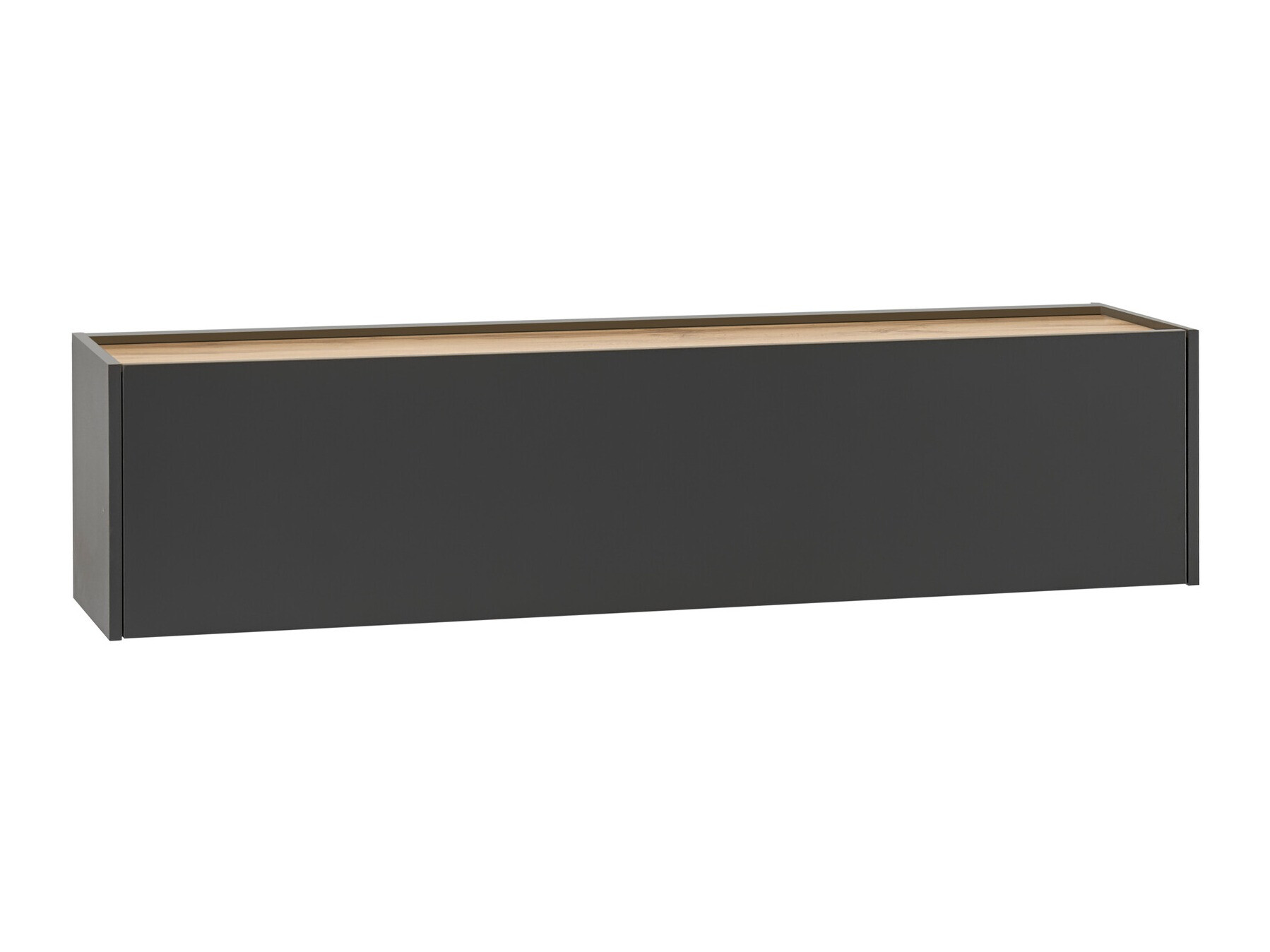 Meuble TV Elbsori 108 (Anthracite + Chêne wotan)