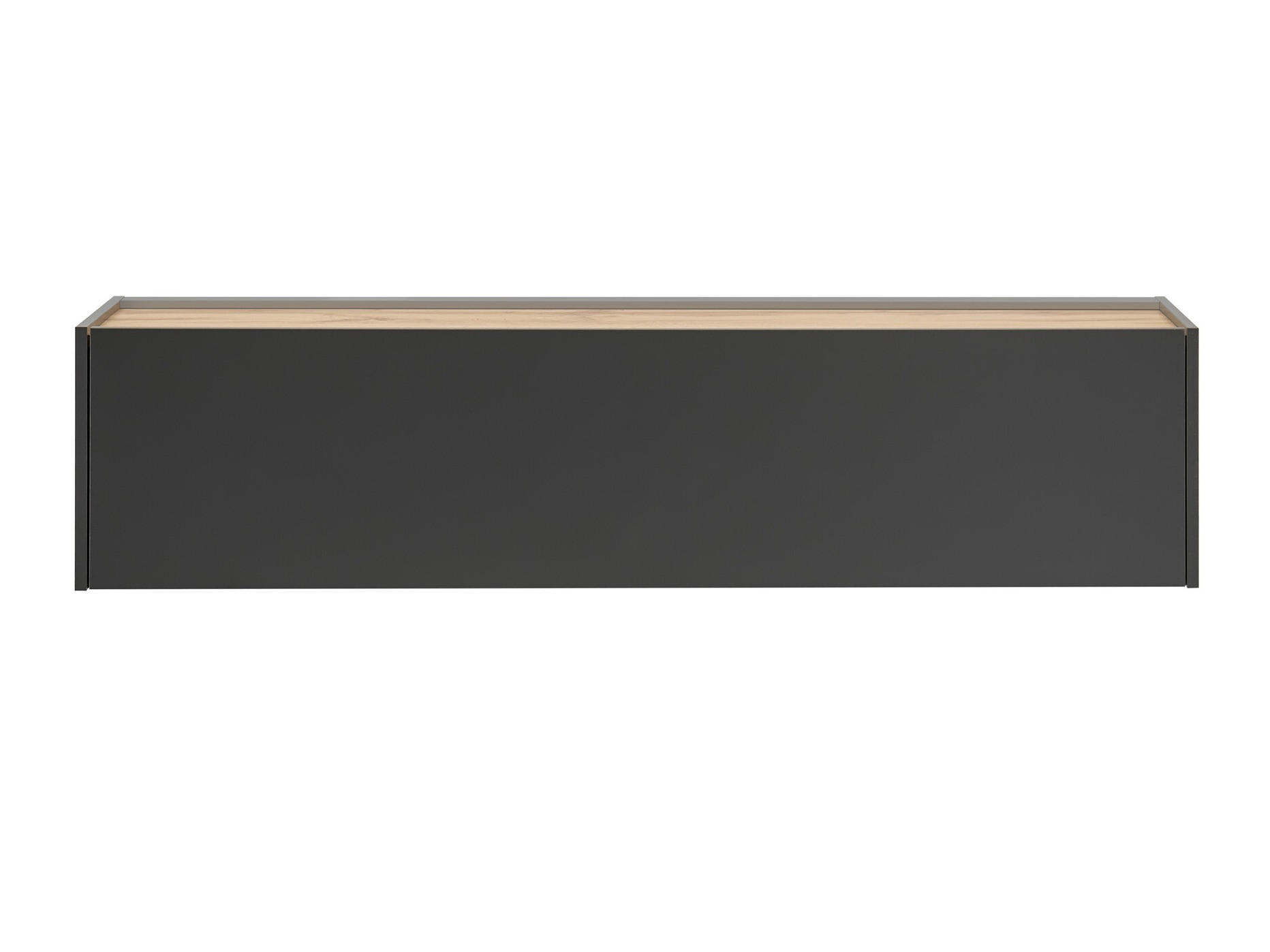 Meuble TV Elbsori 108 (Anthracite + Chêne wotan)