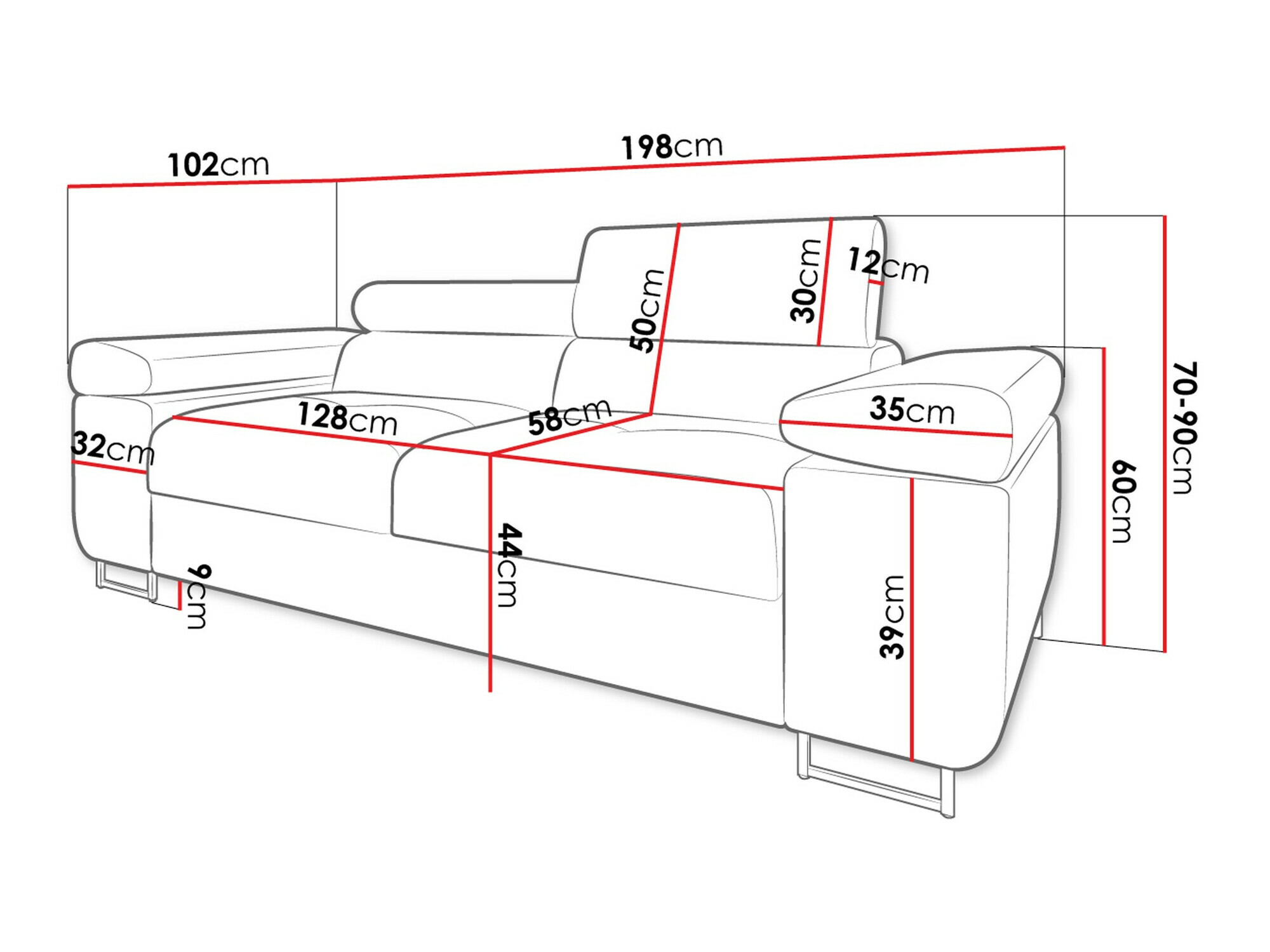 Canapé Comfivo Vinetum II (Manila 16)