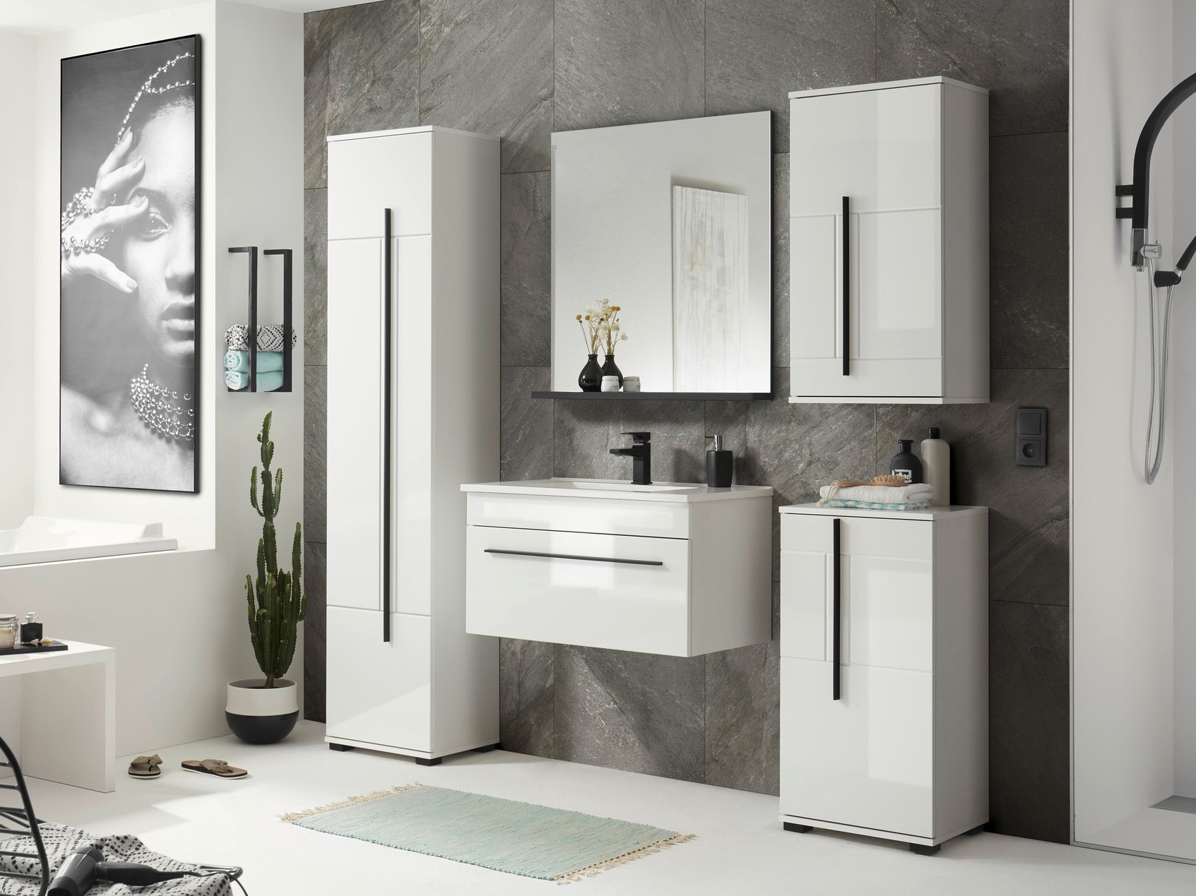 Armoire de salle de bain murale Torbelu 103