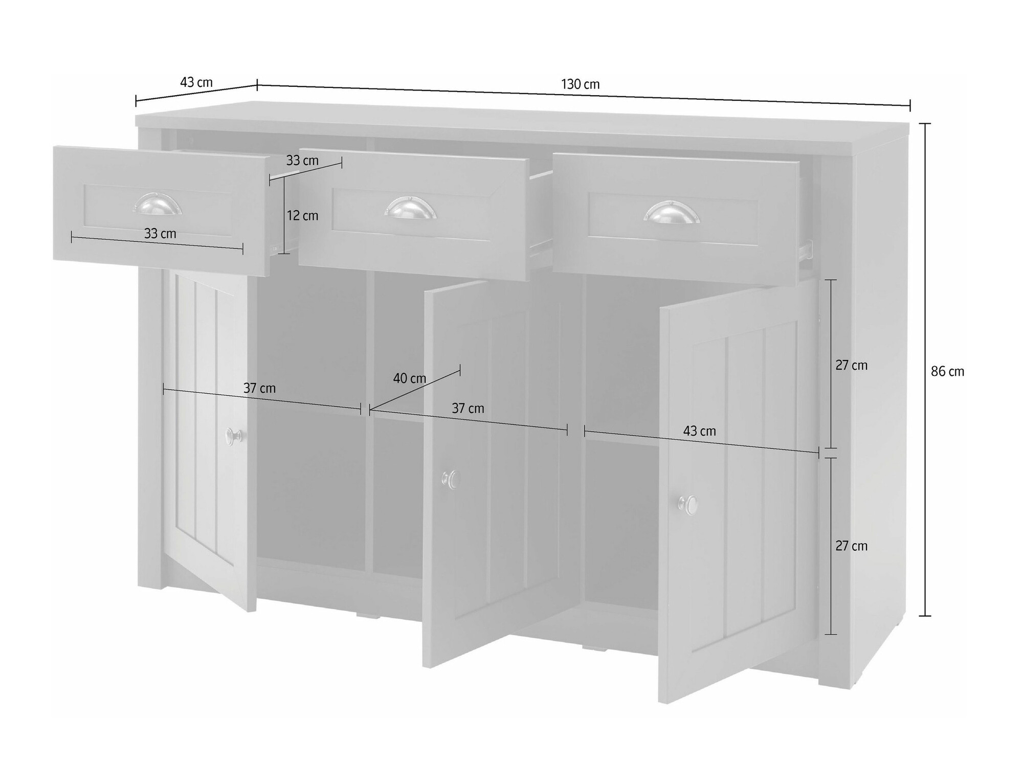 Commode Evalira 105