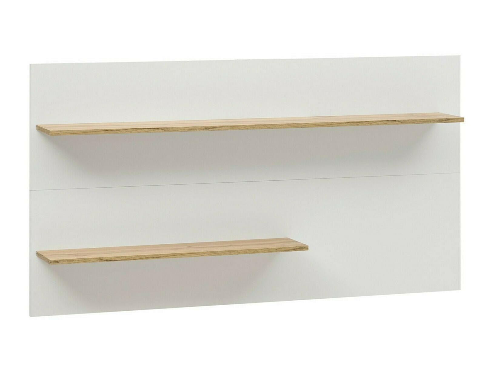 Ensemble de salon Elbsori 128 (Blanc + Chêne wotan)