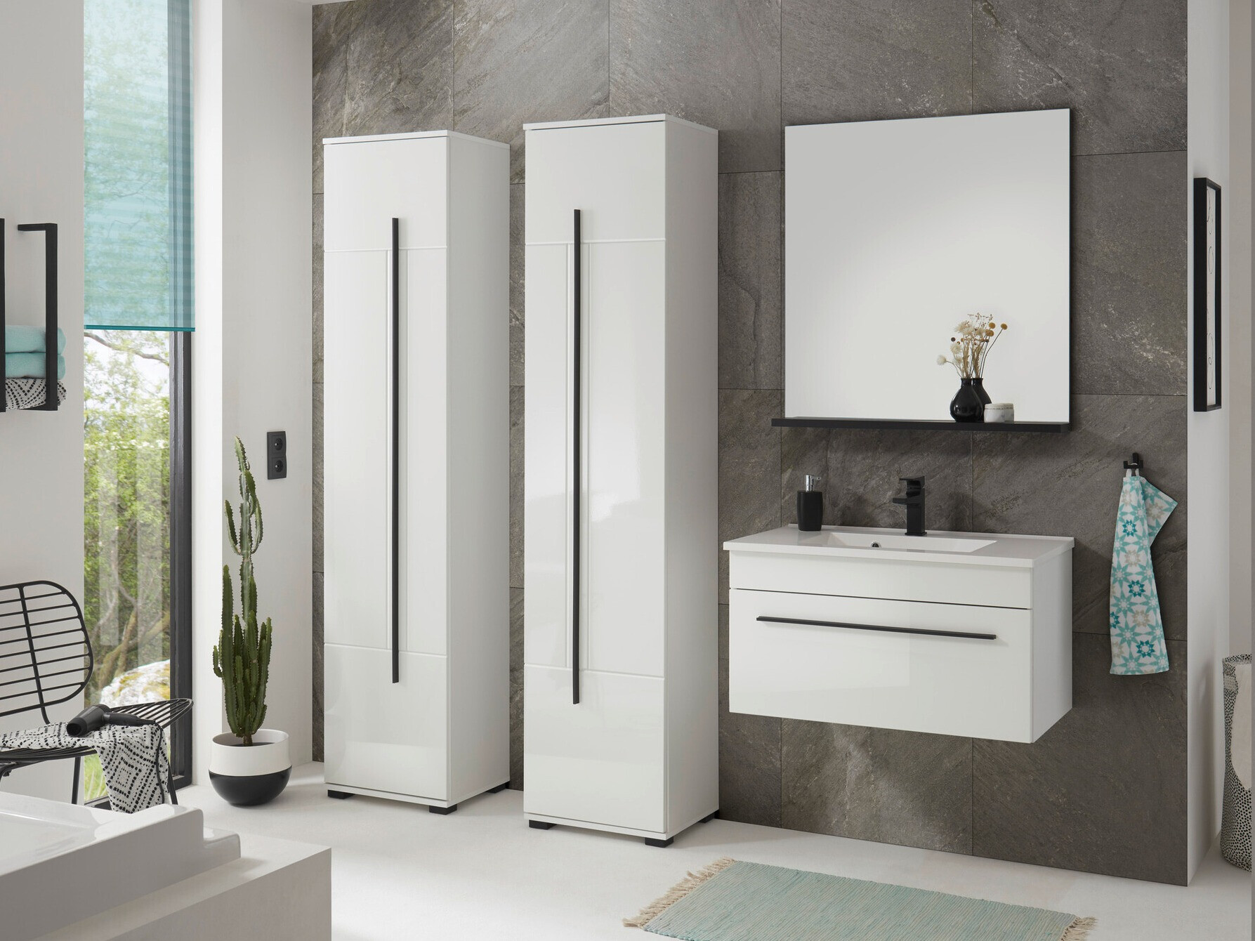 Armoire de bain à poser Torbelu 106