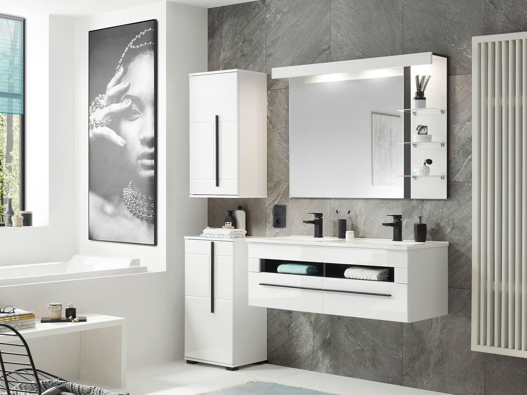 Miroir de salle de bain Torbelu 108