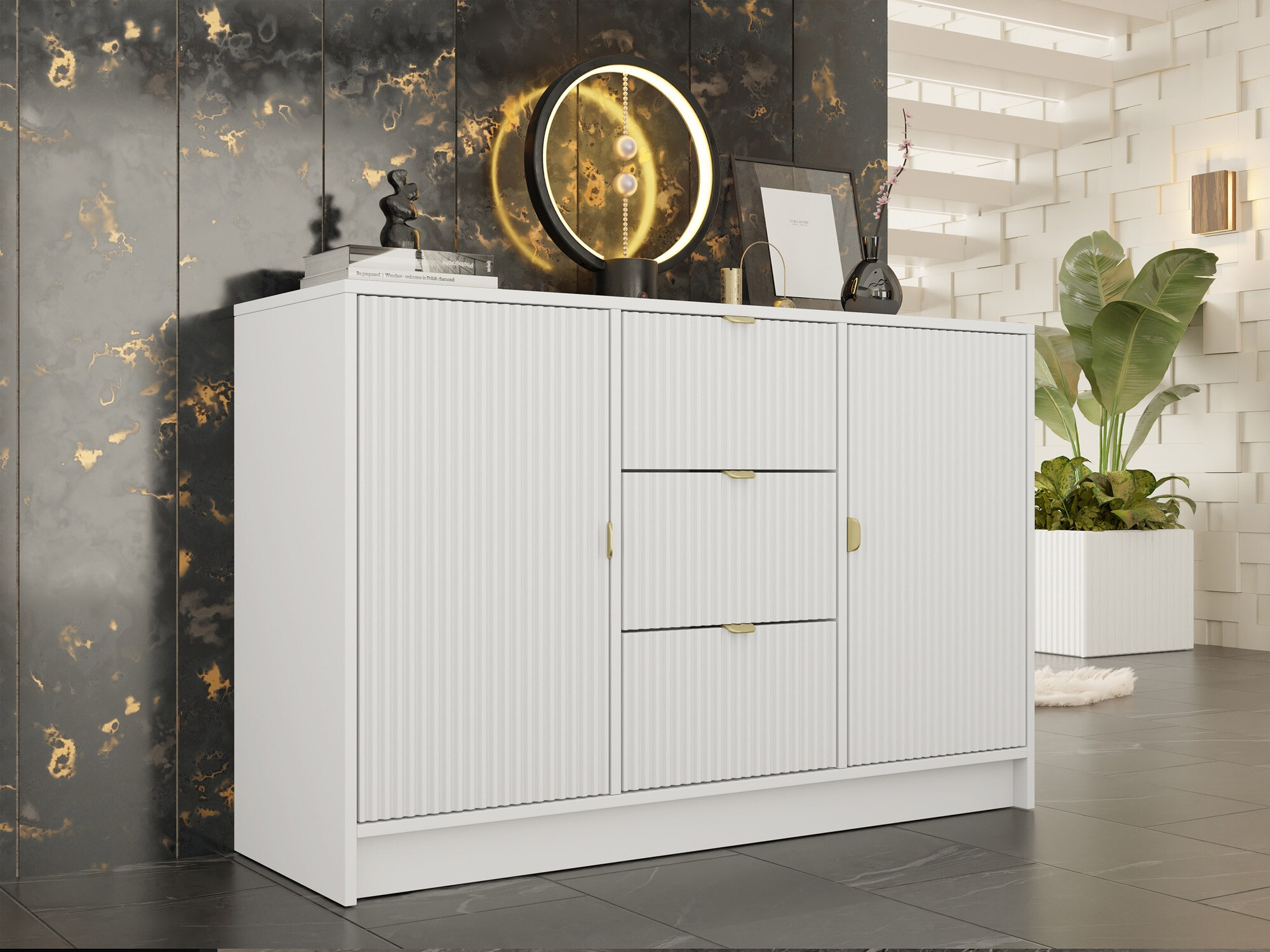 Commode Comfivo Papilio (Blanc)