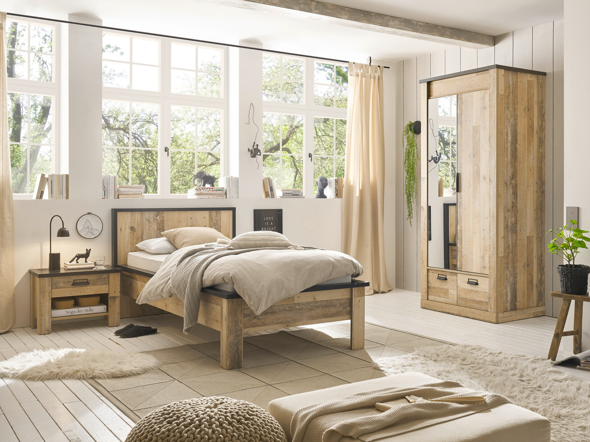 Armoire Cirtale 106 (Anthracite + Arbre âgé)